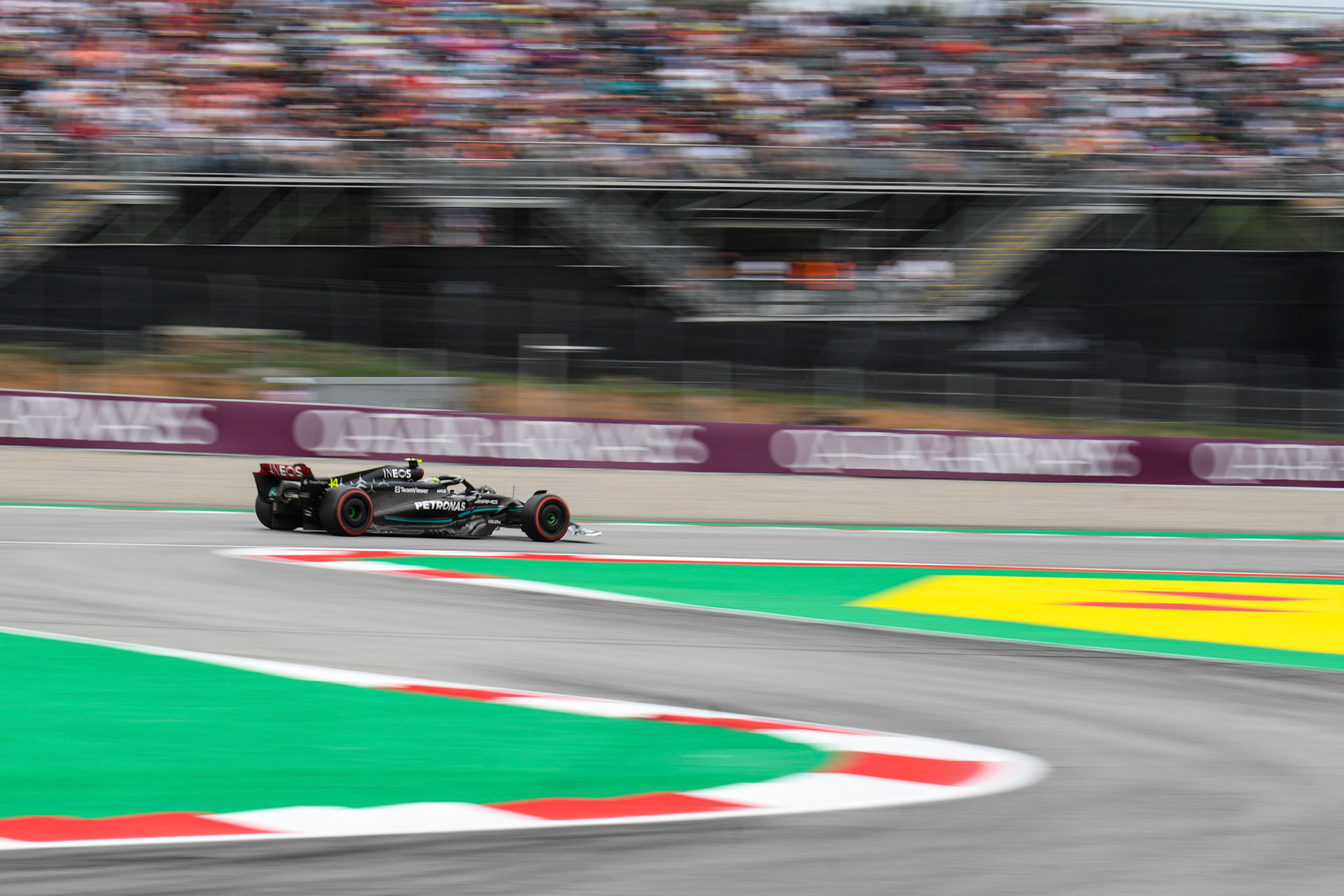 Lewis Hamilton (GBR) Mercedes AMG F1 Team; Formel 1 GP Barcelona. Samstag 03.06.2023