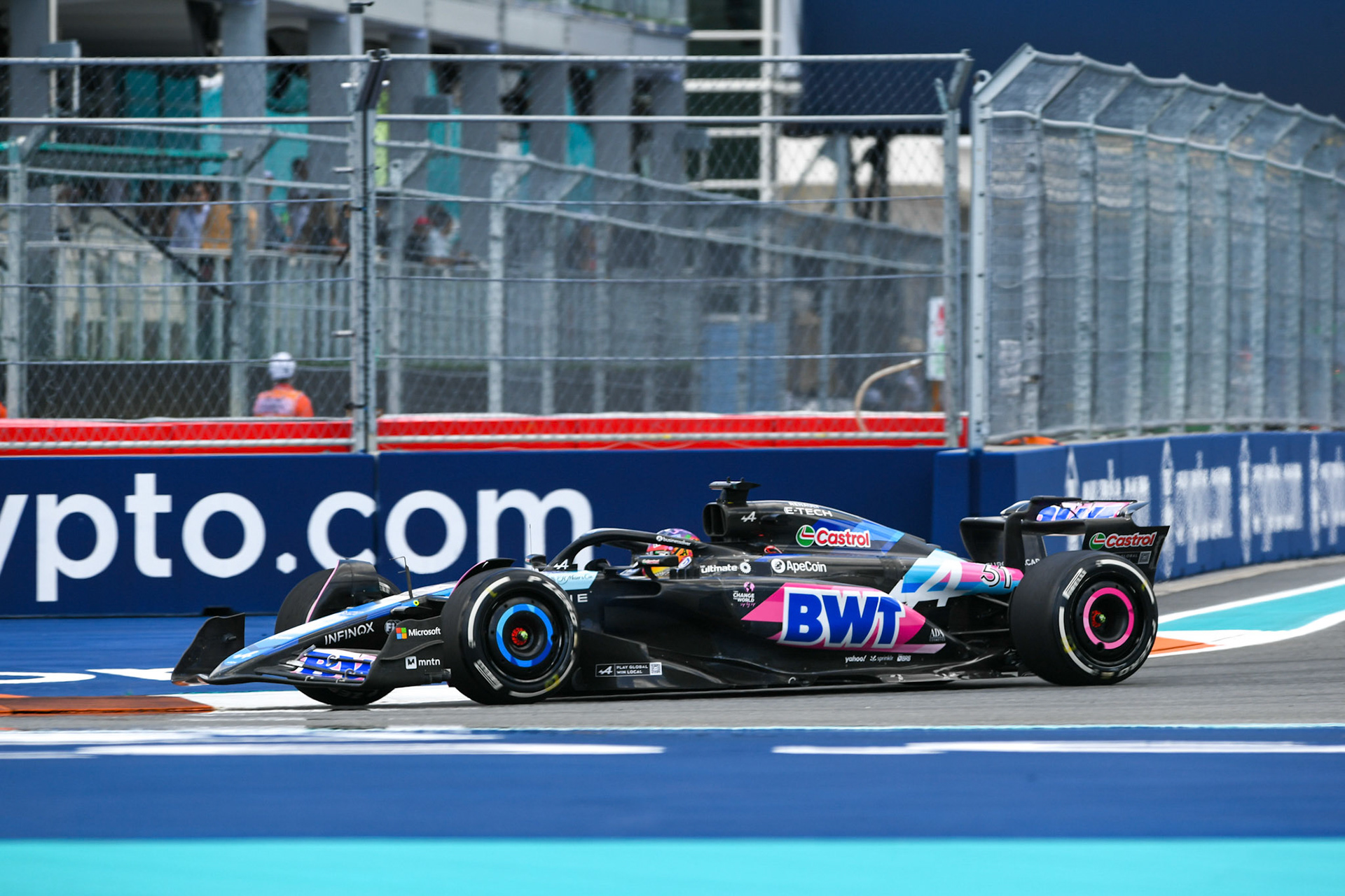 Esteban Ocon #31, BWT Alpine F1 Team; Formel 1 GP Miami / USA. 04.05.2024