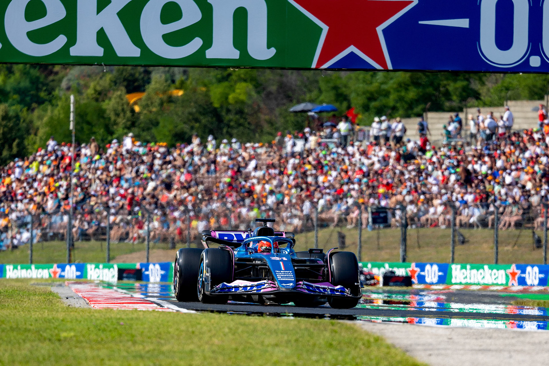 Esteban Ocon (FRA) Alpine F1 Team; Formel 1 GP Budapest / Ungarn. Samstag, 22.07.2023