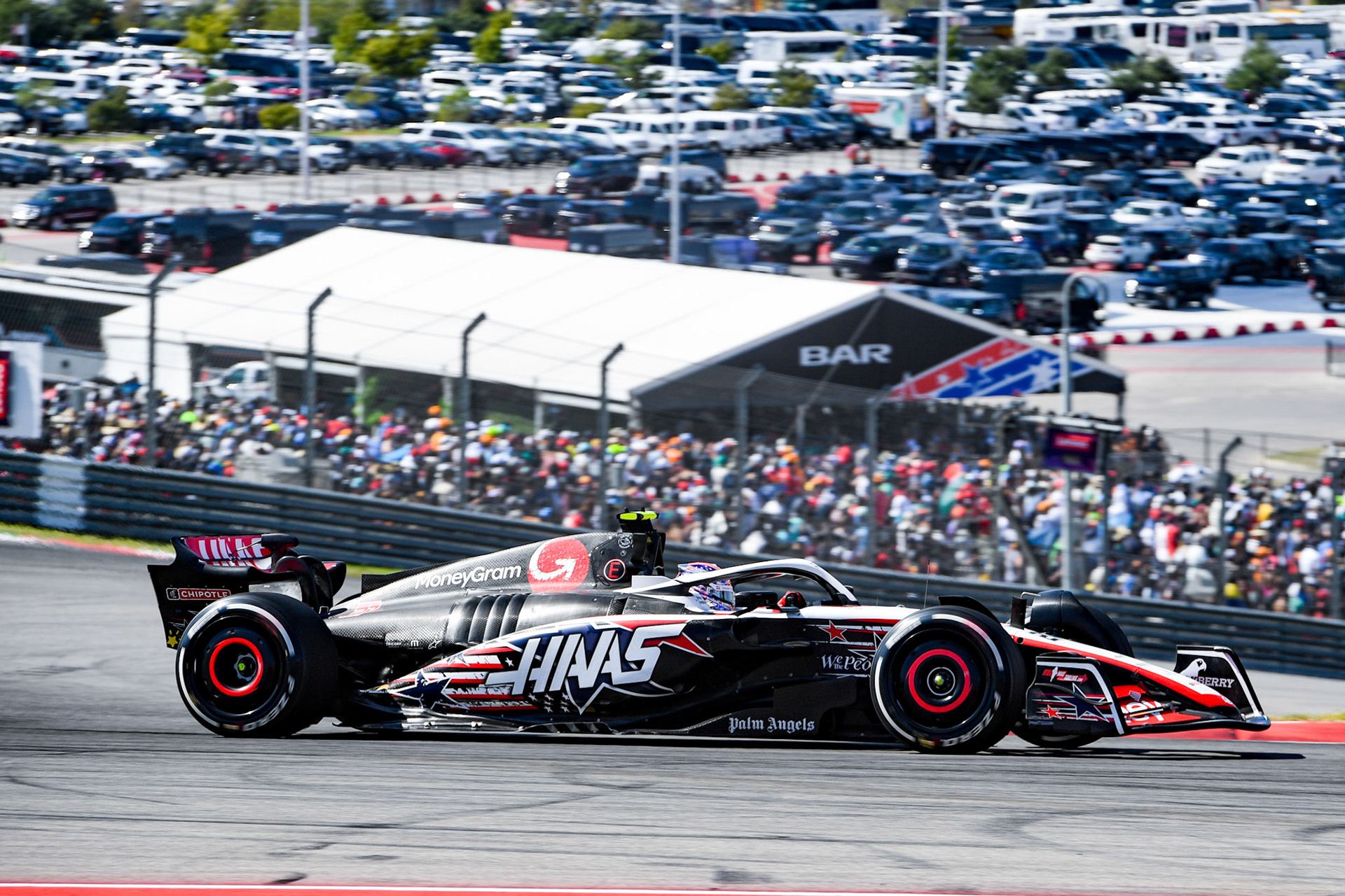Nico Hülkenberg (GER) Haas F1 Team; Formel 1 GP USA Austin Texas. Sonntag 22.10.2023