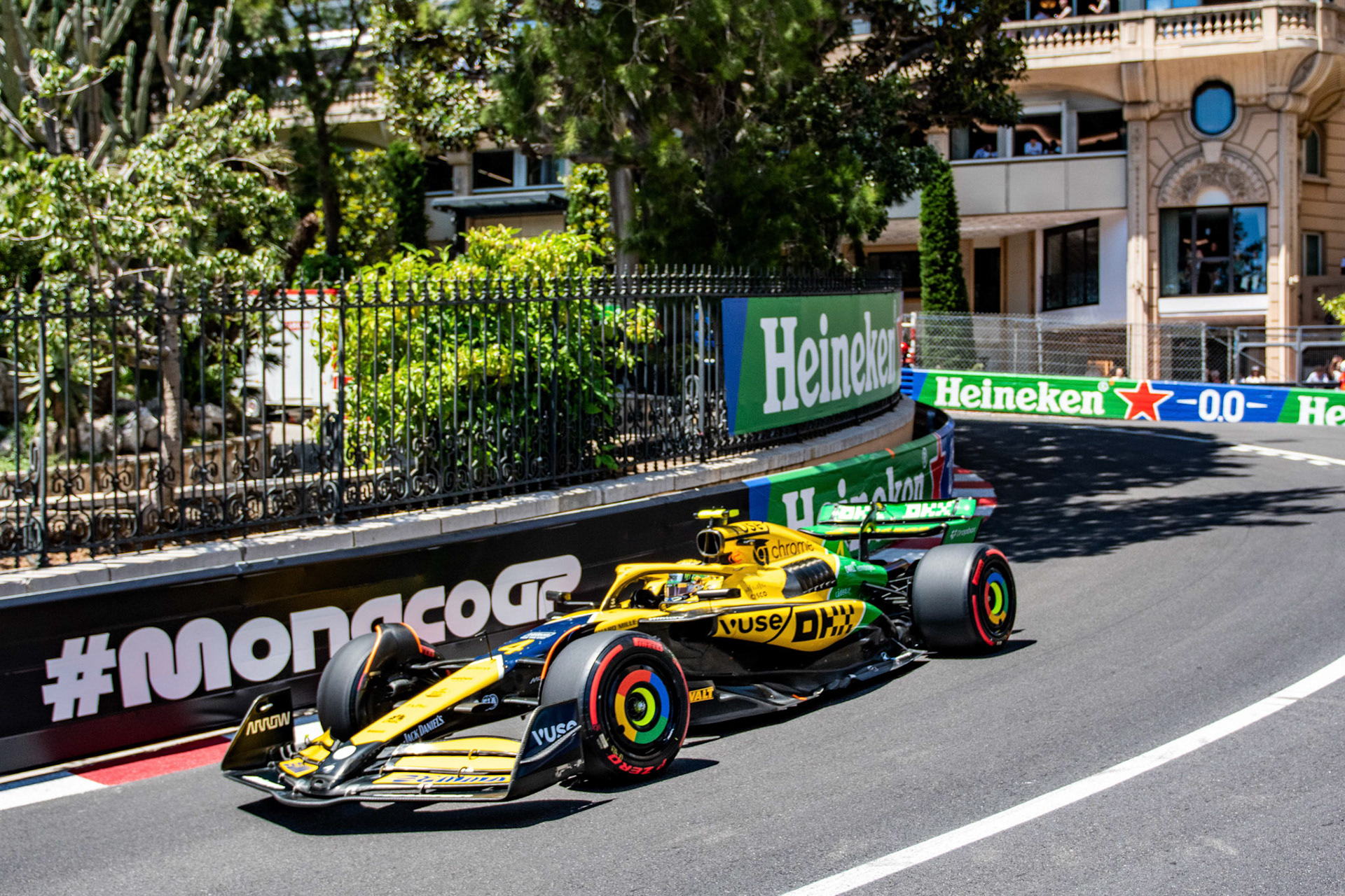 Lando Norris #4, McLaren Formula 1 Team; Formel1 GP Monaco Samstag, 25.05.2024