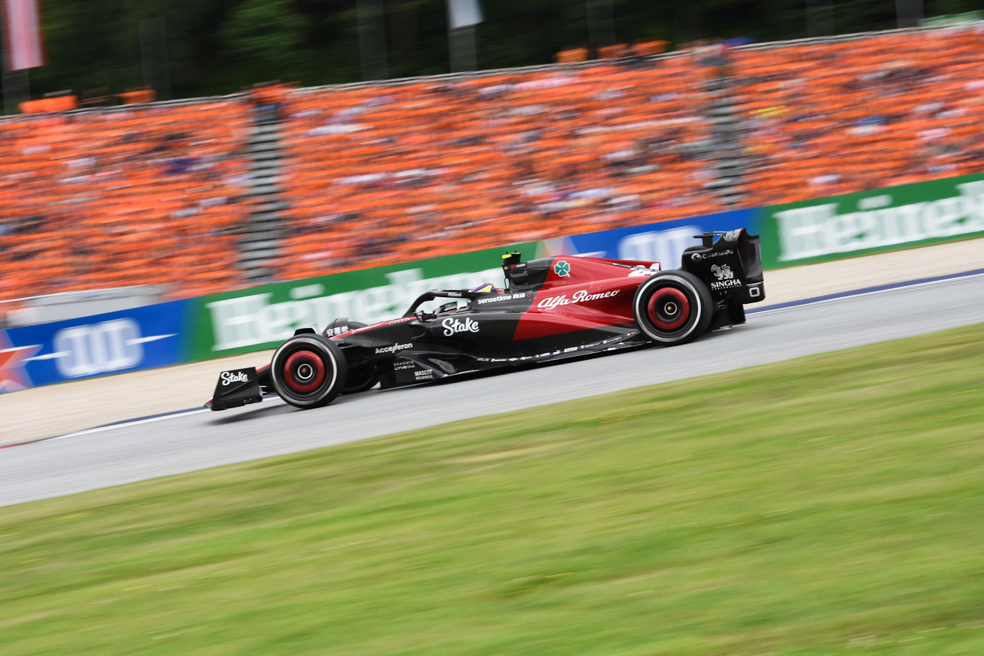 Guanyu Zhou (CHN) Alfa Romeo F1 Team;Formel 1 GP Austria / Österreich. Sonntag, 02.07.2023