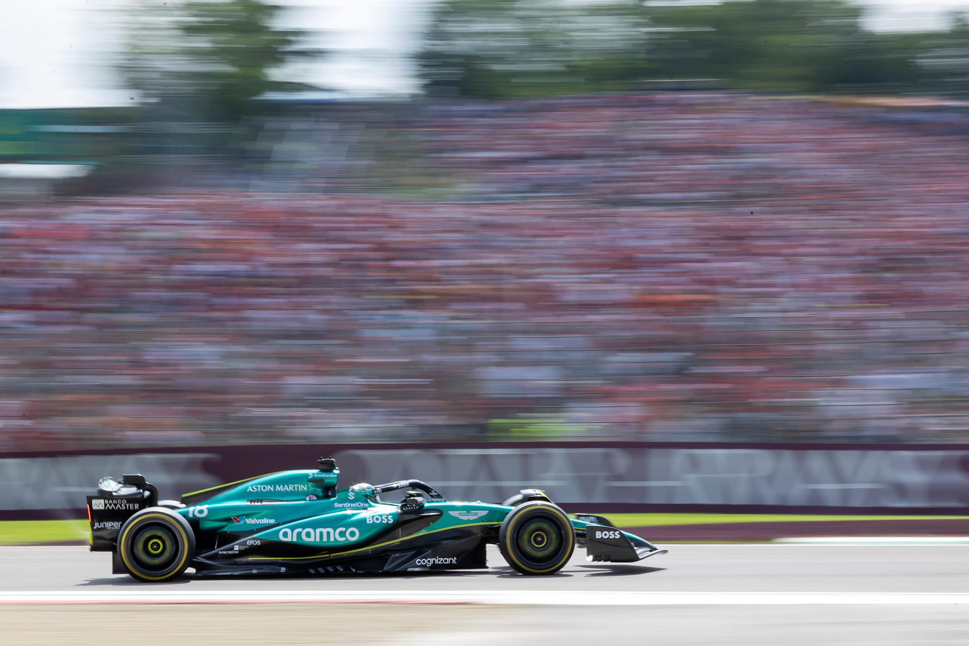 Lance Stroll #18, Aston Martin Aramco F1 Team; F1 GP Imola / Italien Sonntag, 19.05.2024