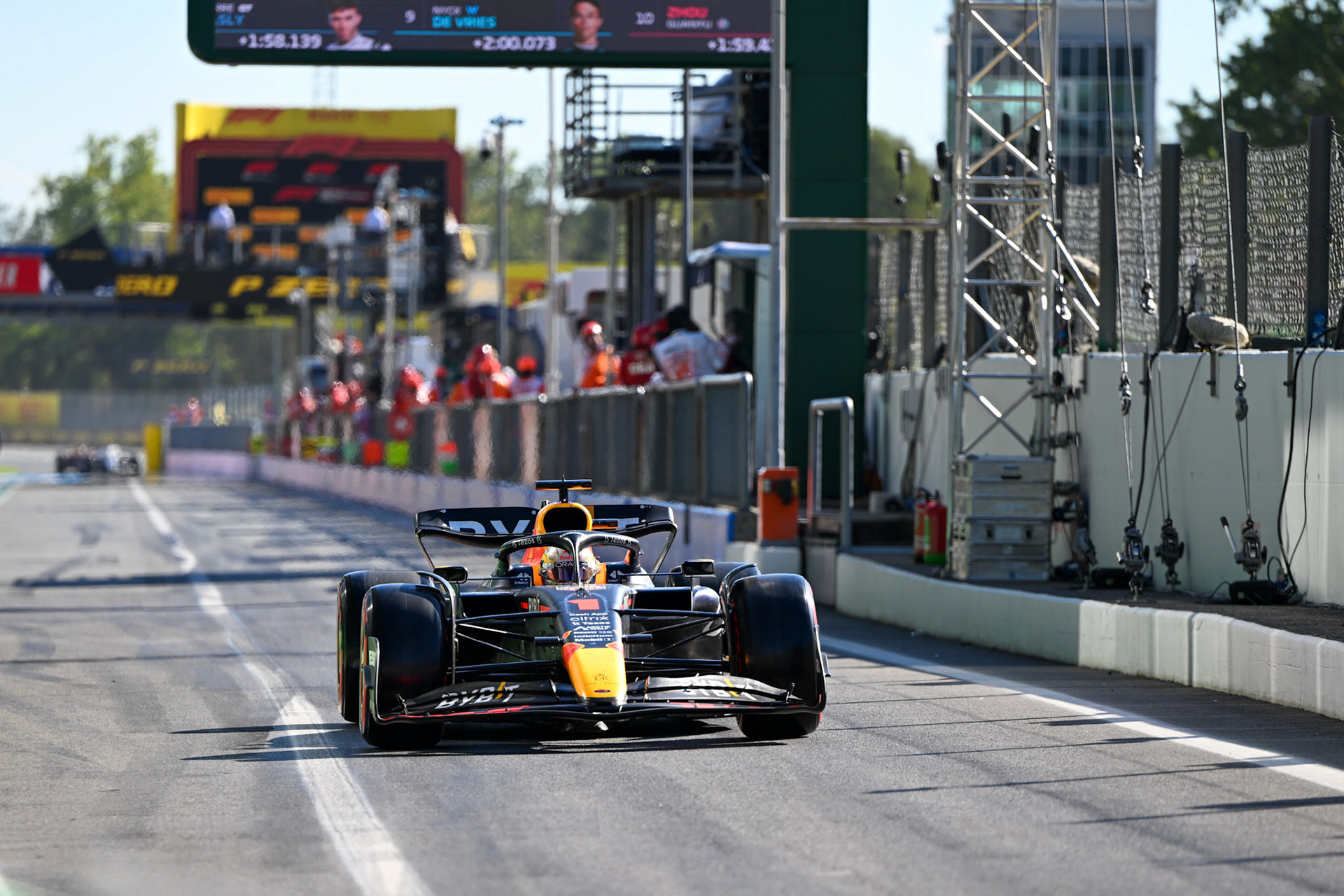 Max Verstappen (NED) Red Bull Racing; Formel 1 GP Italien Monza, Sonntag, 11.09.2022