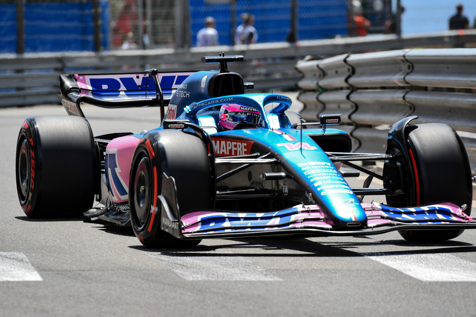 Fernando Alonso (ESP) Alpine F1 Team; Formel 1 Monaco am 28.05.2022