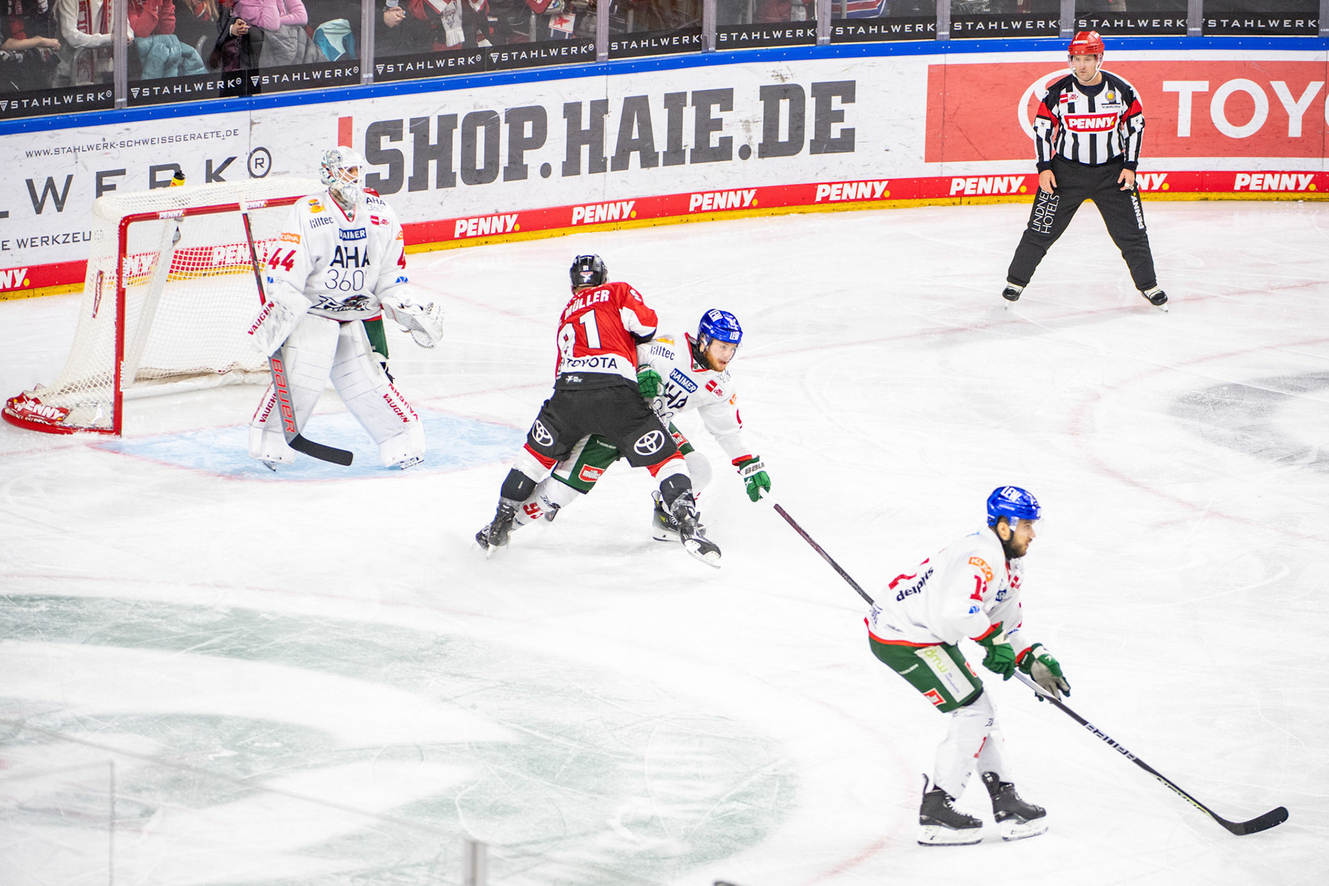 Moritz Mueller; DEL Kölner Haie - Augsburger Panther, 19.11.2023