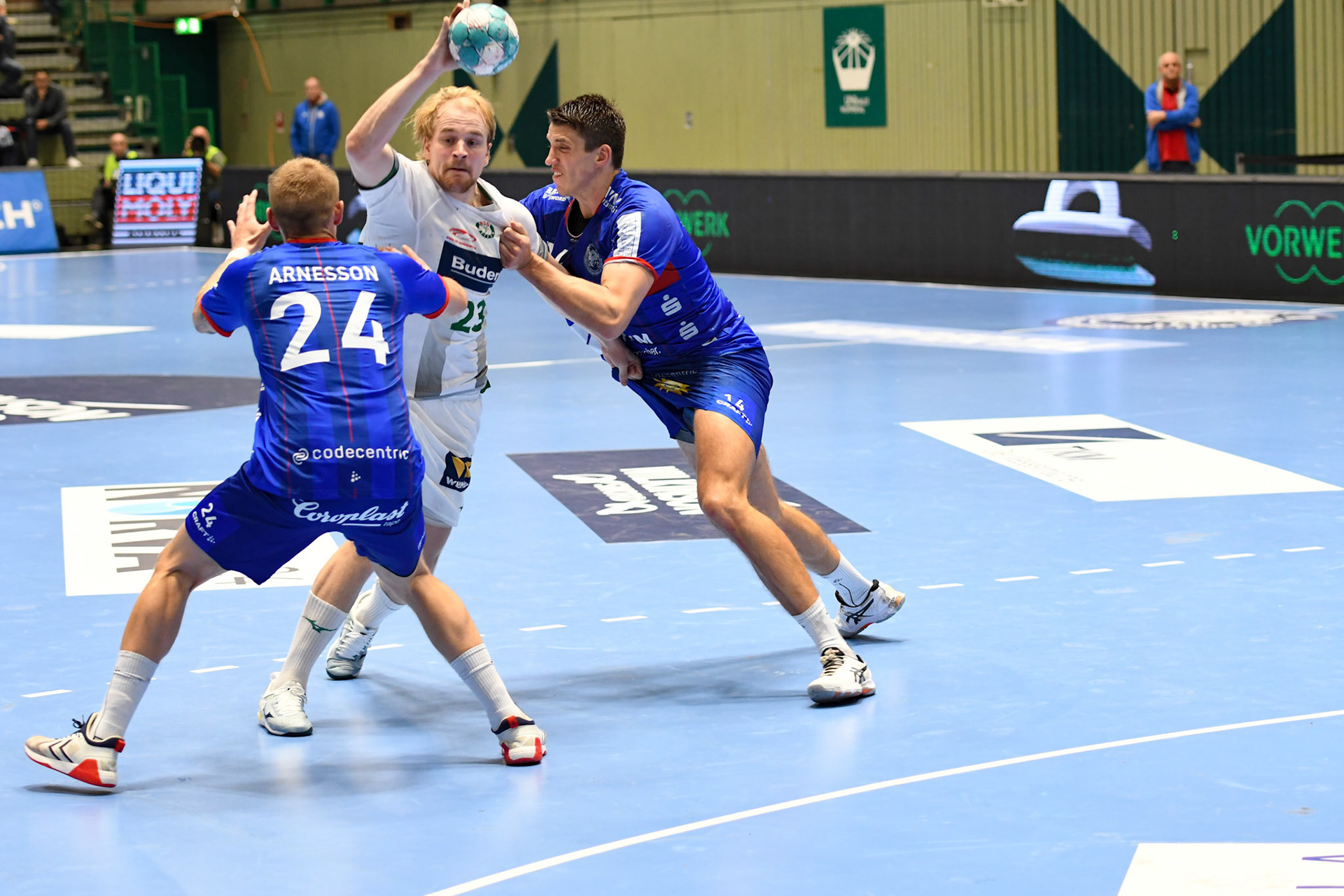 Frederik Ladefoged #14; Handball Bundesliga; BHC 06 - HSG Wetzlar 06.11.2022