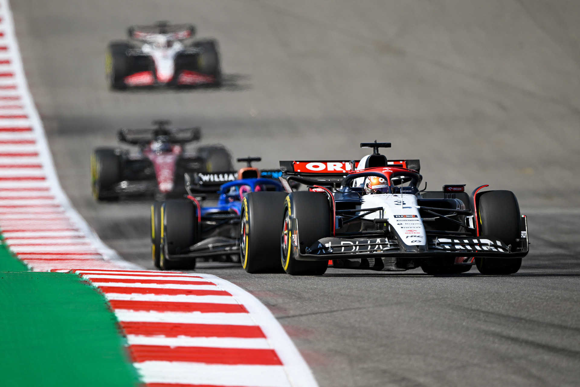 Daniel Ricciardo (AUS) Scuderia Alpha Tauri;Formel 1 GP USA Austin Texas. Sonntag 22.10.2023