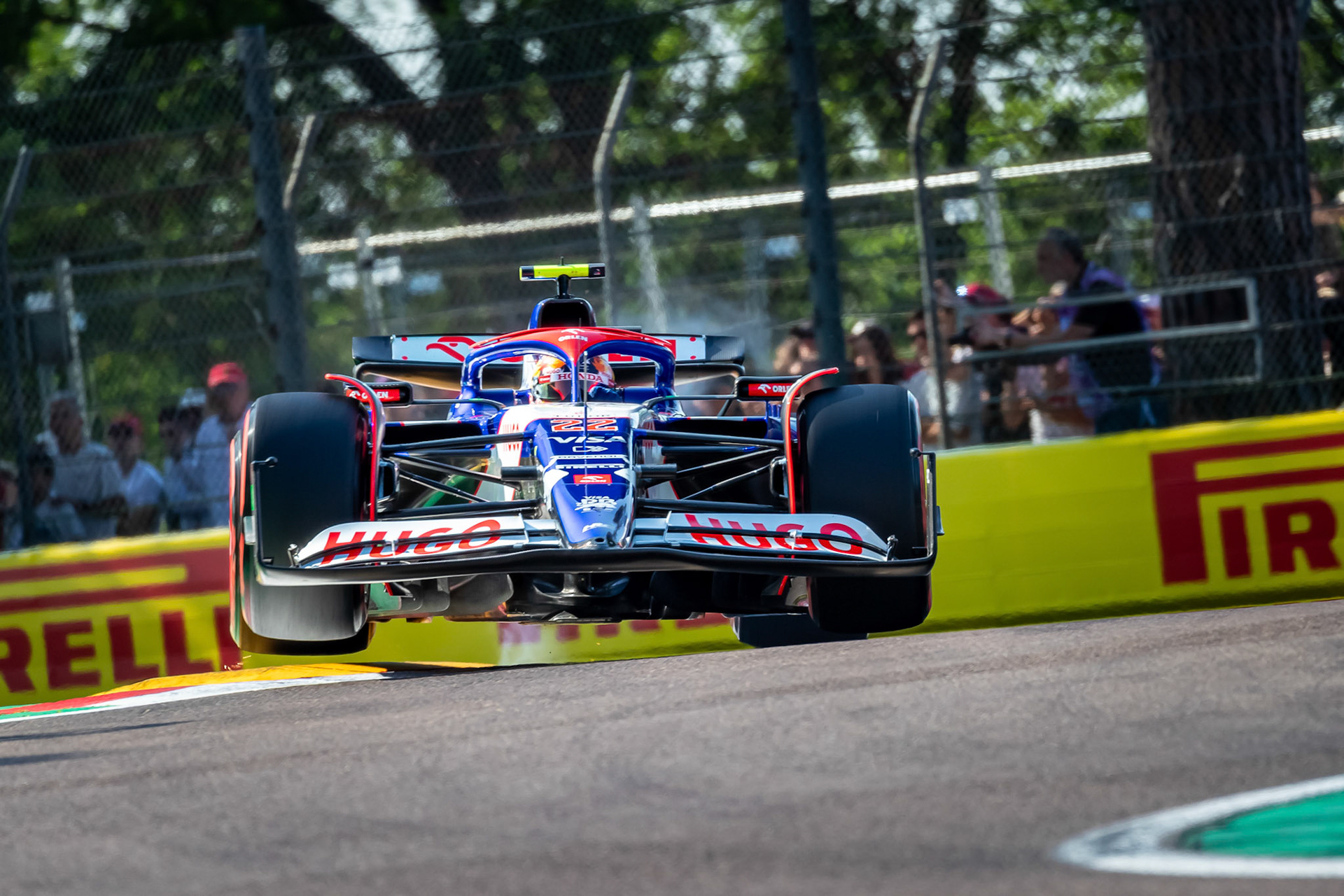 Yuki Tsunoda #22, Visa Cash App RB Formula One Team; F1 GP Imola / Italien Samstag, 18.05.2024