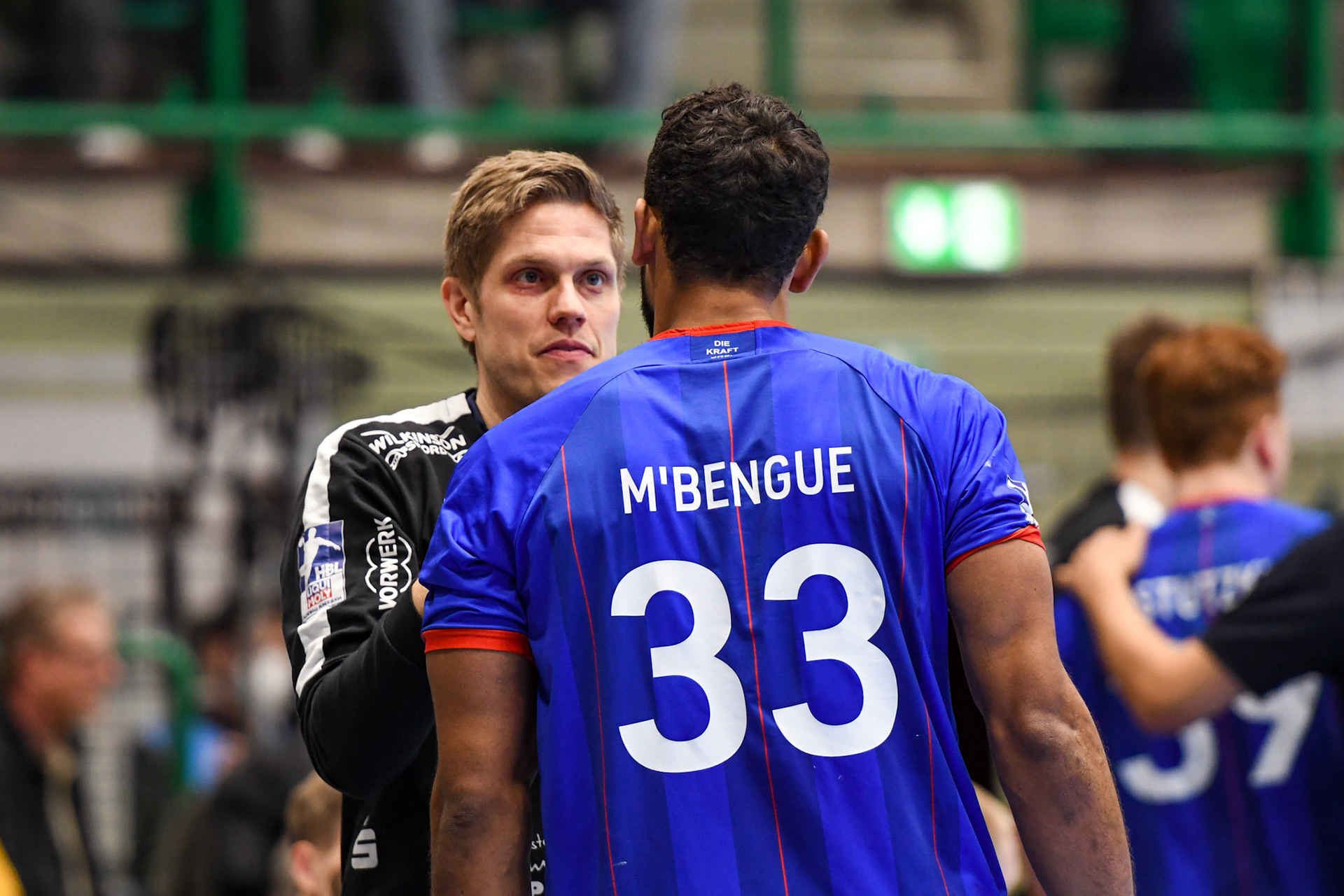 Djibril M´Bengue; Handball Bundesliga; BHC 06 - GWD Minden 02.03.2023