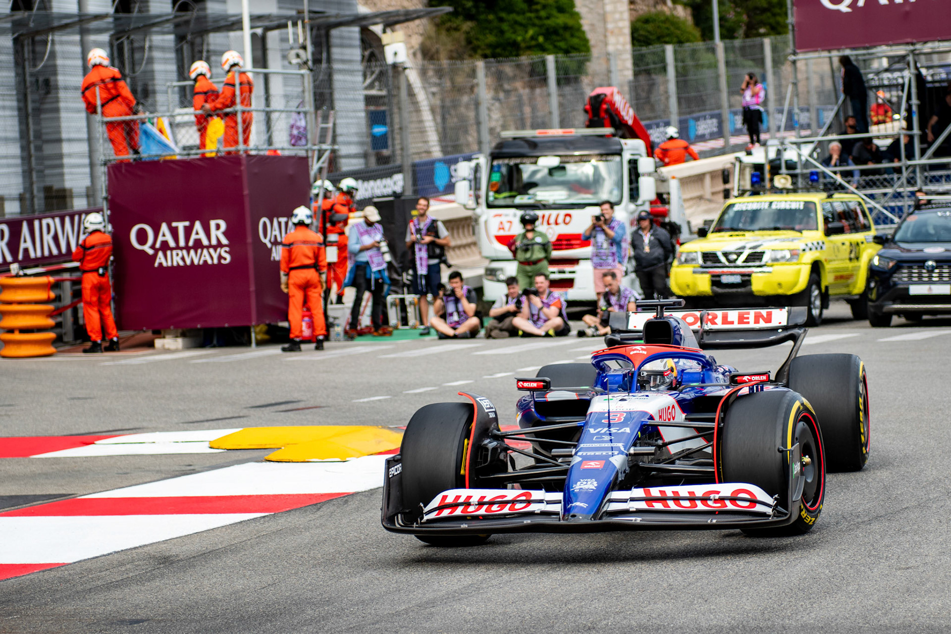 Daniel Ricciardo, #3, Visa Cash App RB Formula One Team; Formel1 GP Monaco Freitag, 24.05.2024