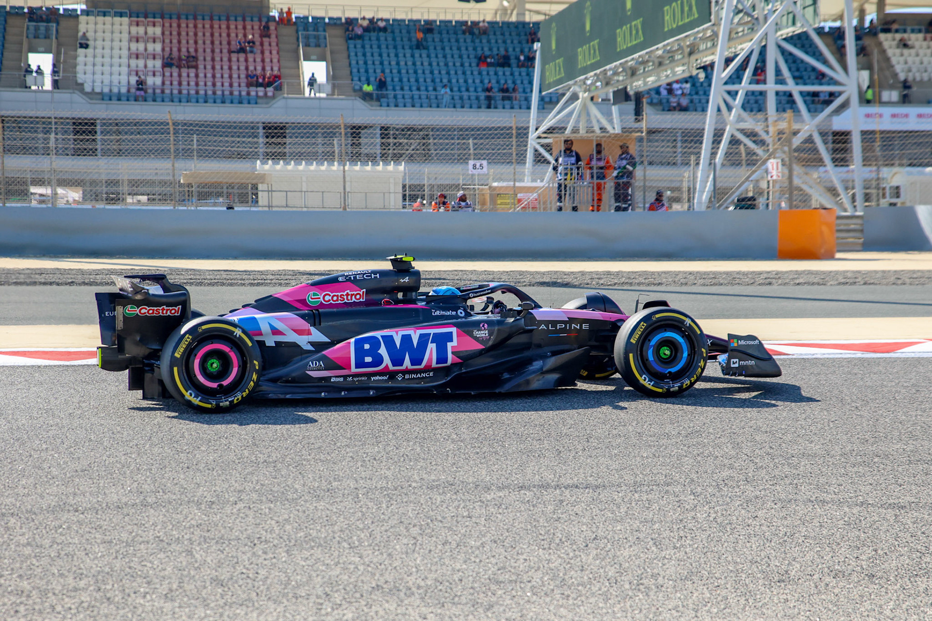 Pierre Gasly #10, BWT Alpine F1 Team; Formel 1 GP Bahrain. Donnerstag 29.02.2024