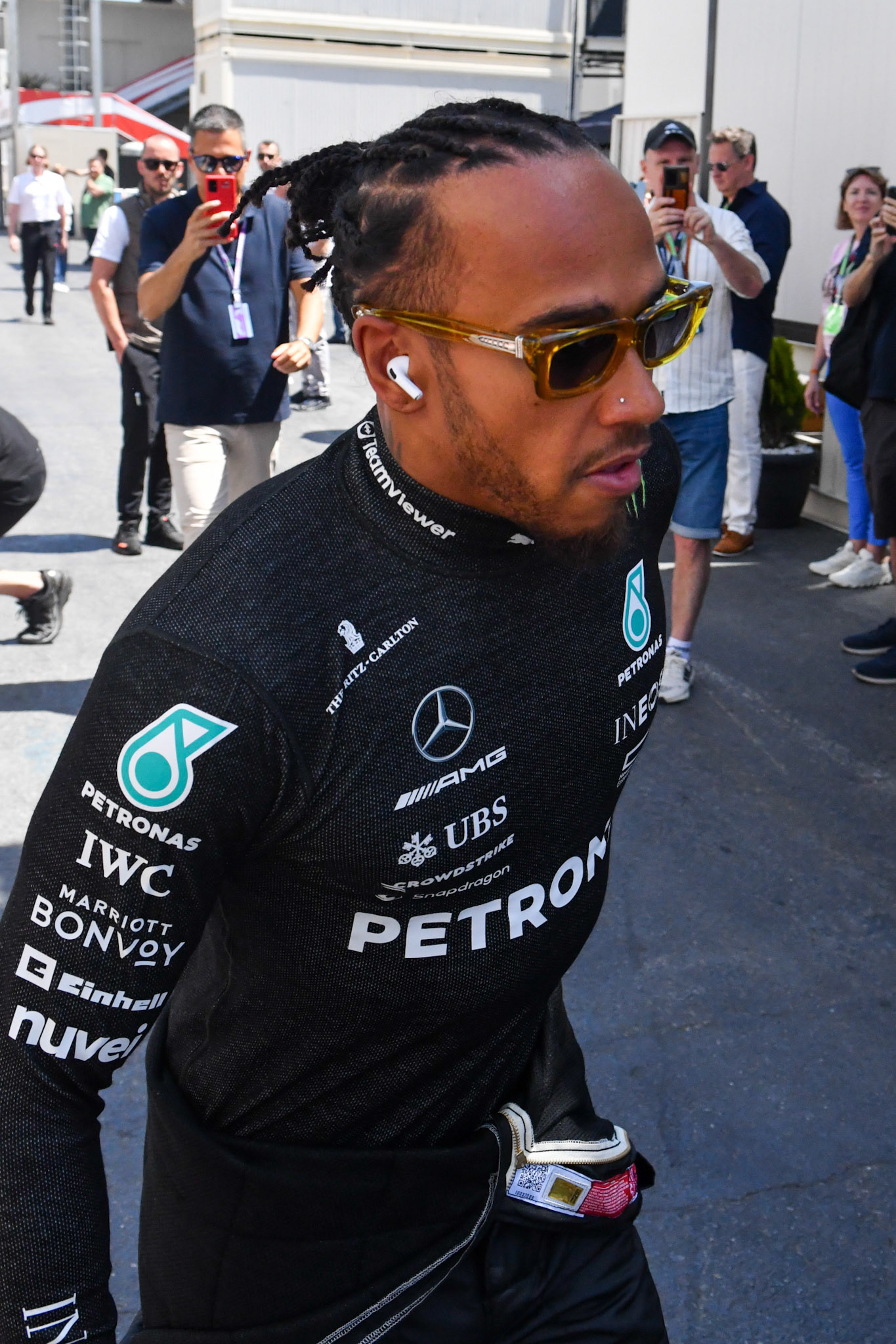 Lewis Hamilton (GBR) Mercedes AMG F1 Team; Formel 1 GP Baku Azerbaijan. Samstag 29.04.2023