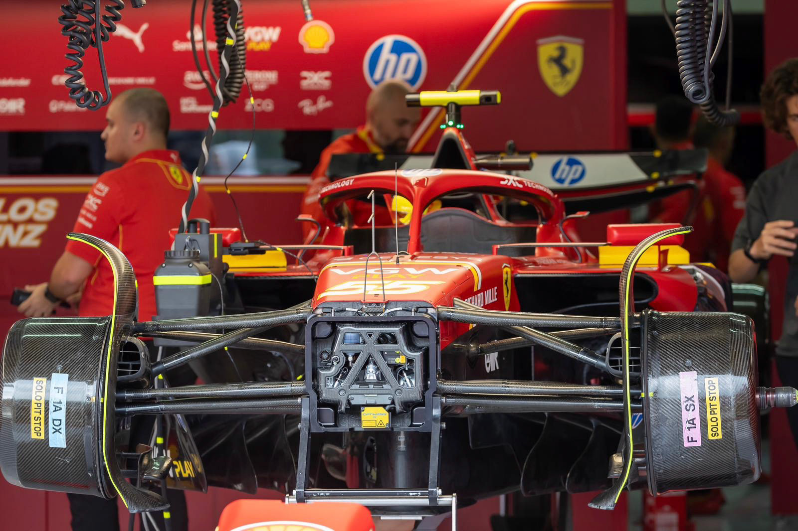 Carlos Sainz #55, Scuderia Ferrari; F1 GP Imola / Italien Donnerstag, 16.05.2024