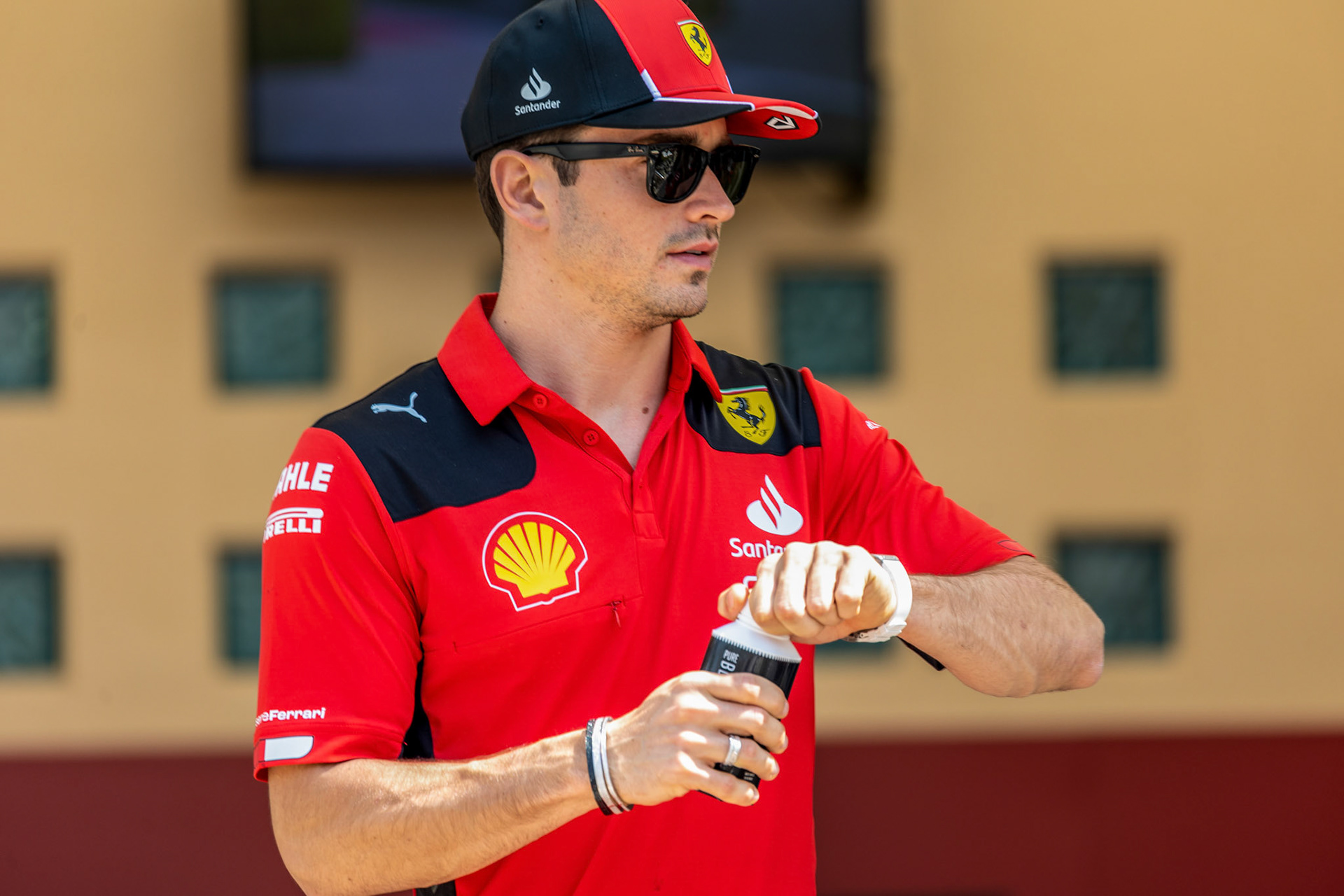 Charles Leclerc (MCO) Scuderia Ferrari; Formel 1 GP Bahrain. Samstag 04.03.2023