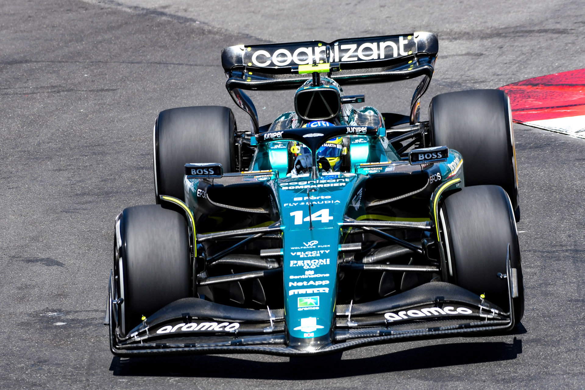 Fernando Alonso (ESP) Aston Martin Formula One Team; Formel 1 GP Monaco. Freitag 26.05.2023