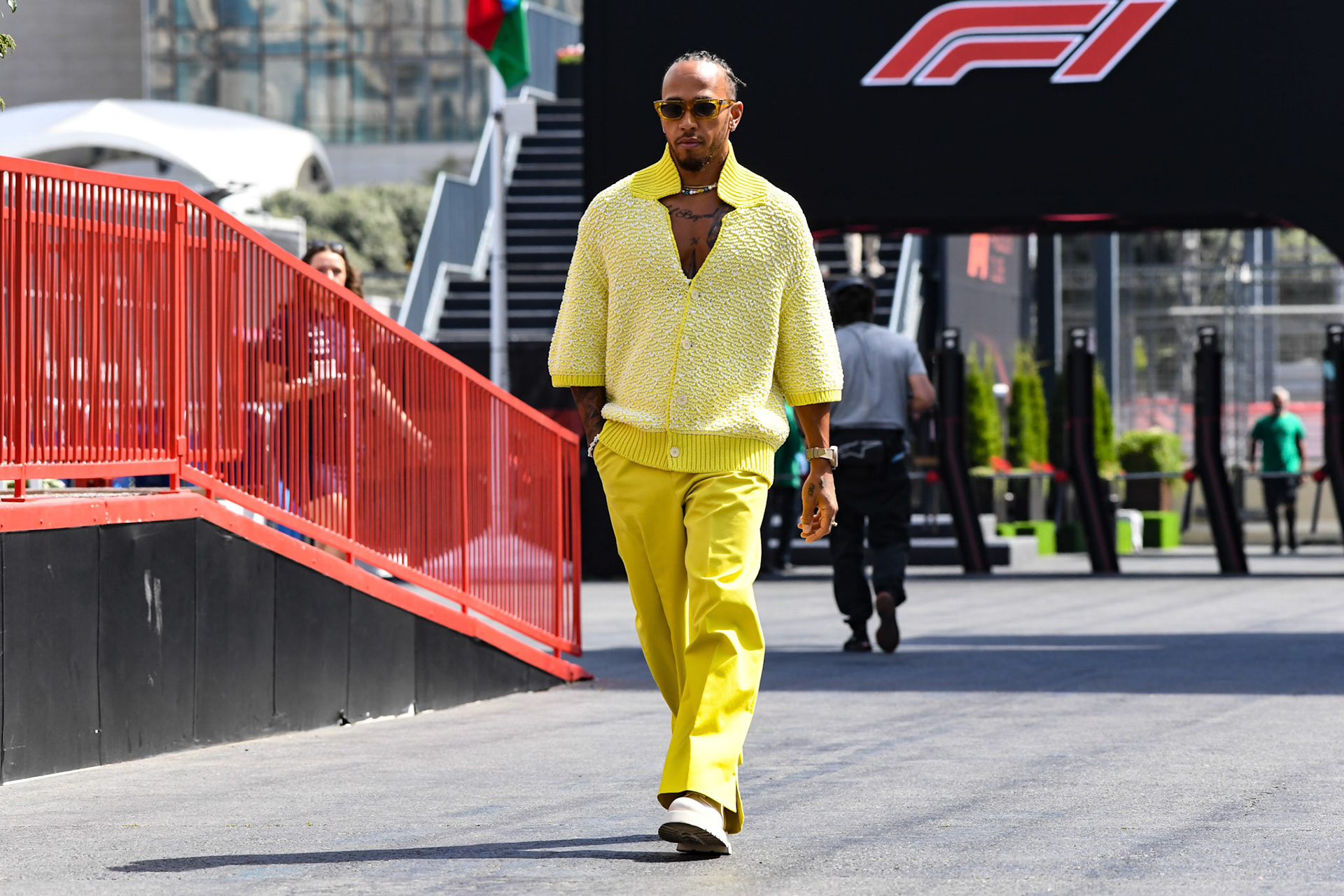 Lewis Hamilton (GBR) Mercedes AMG F1 Team; Formel 1 GP Baku Azerbaijan. Samstag 29.04.2023