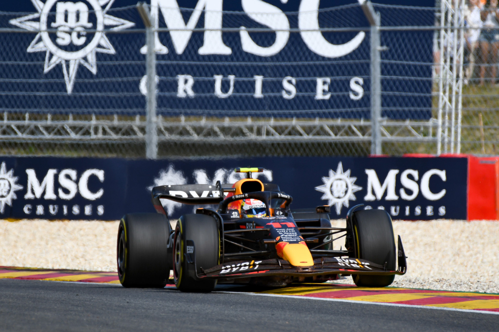 Sergio Perez (MEX) Red Bull Racing; Formel 1 GP Belgien, Sonntag, 28.08.2022