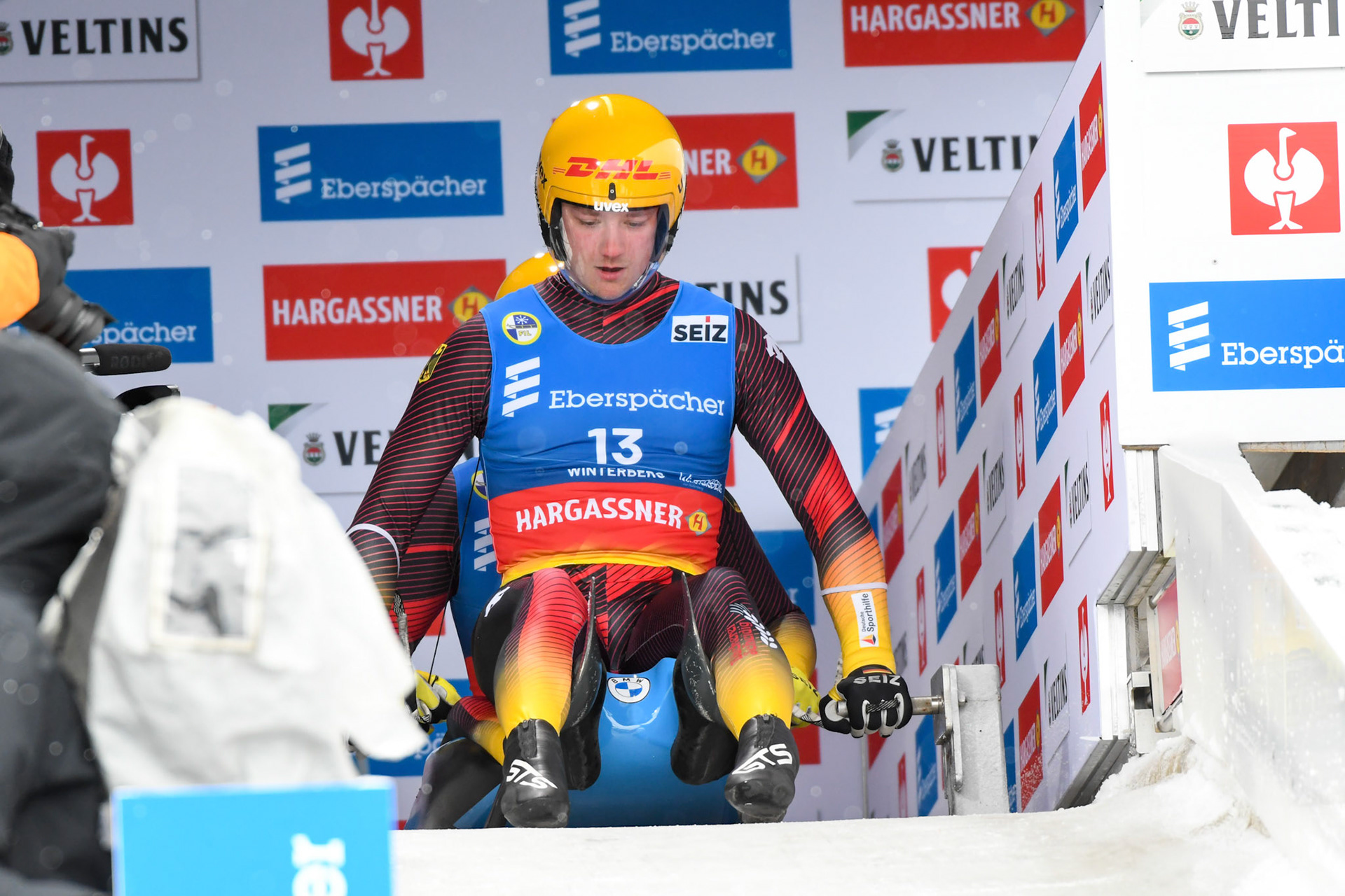 Hannes Orlamuender, Paul Constantin Gubitz, GER; Eberspächer Luge World Cup; Veltins Eisarena Winterberg 25.02.2023