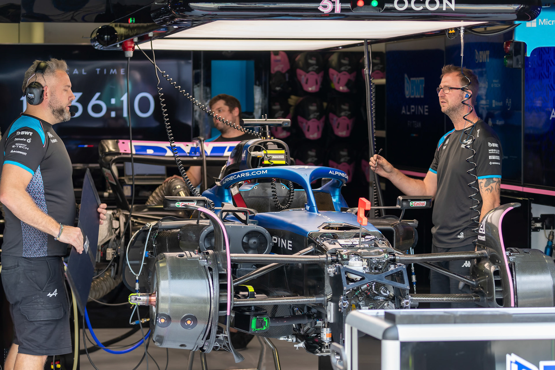 Alpine F1 Team; Formel 1 GP Italien / Monza. Donnerstag, 31.08.2023