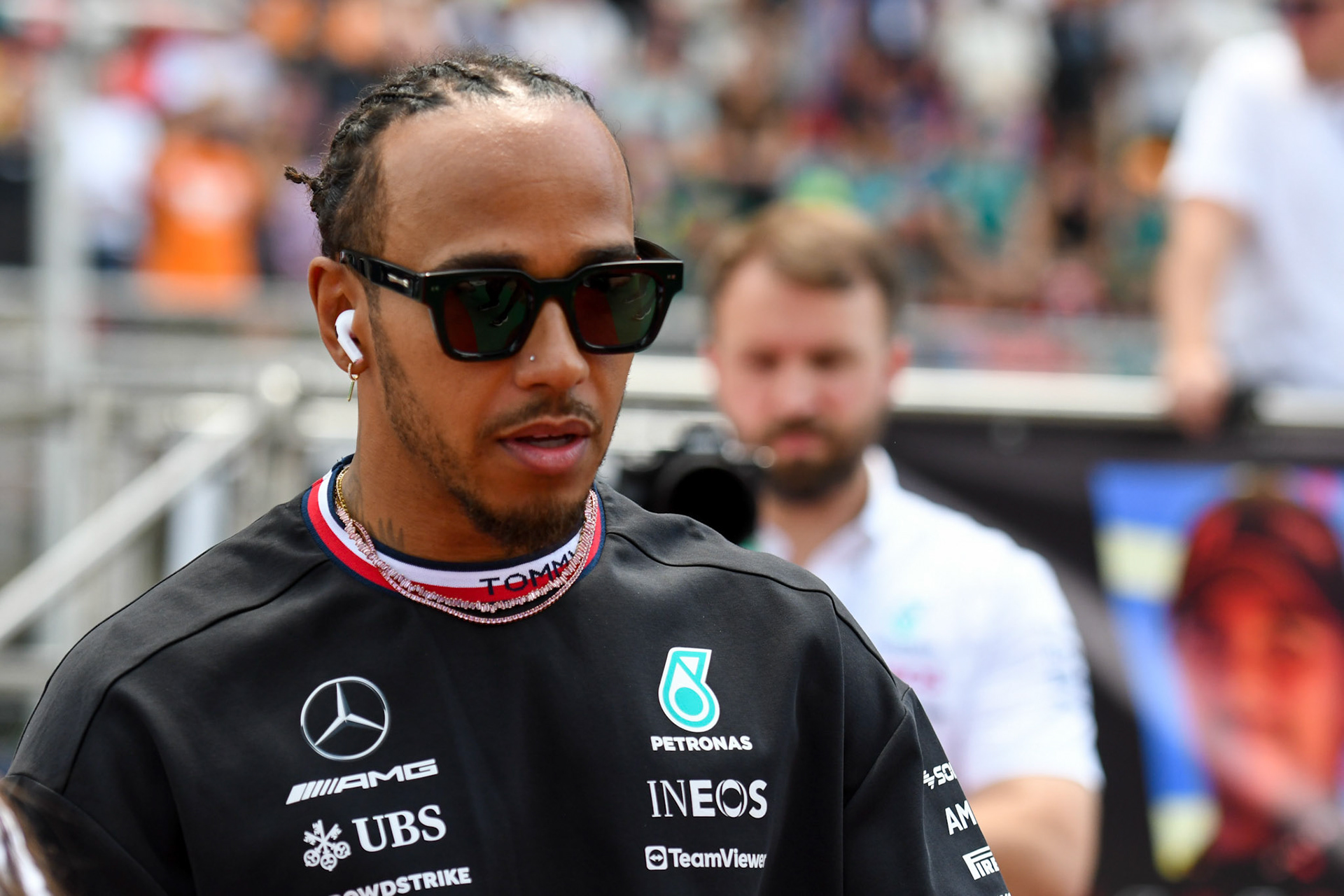 Lewis Hamilton (GBR) Mercedes AMG F1 Team; Formel 1 GP Barcelona. Sonntag 04.06.2023