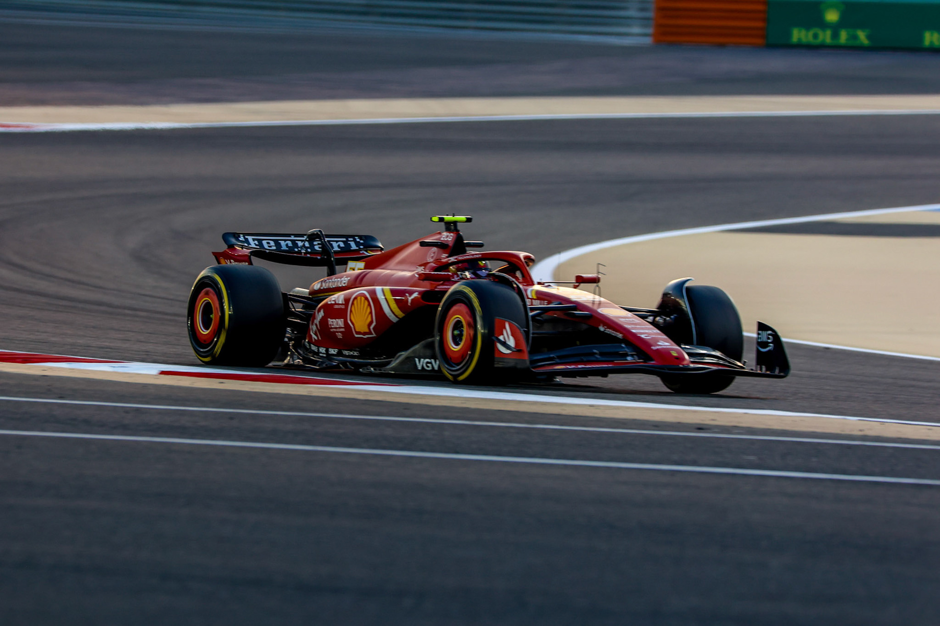 Carlos Sainz #55, Scuderia Ferrari; Formel 1 Pre-Season Tests Bahrain. Donnerstag, 22.02.2024