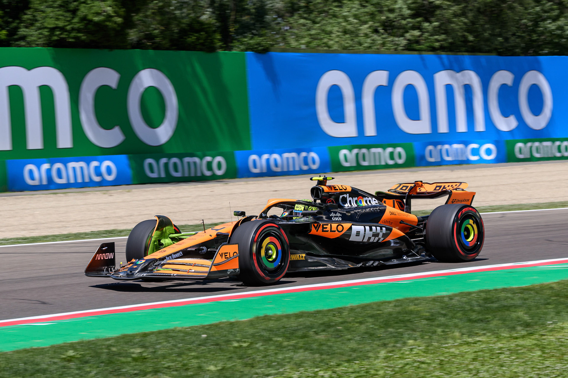 Lando Norris #4, McLaren Formula 1 Team; F1 GP Imola / Italien Freitag, 17.05.2024