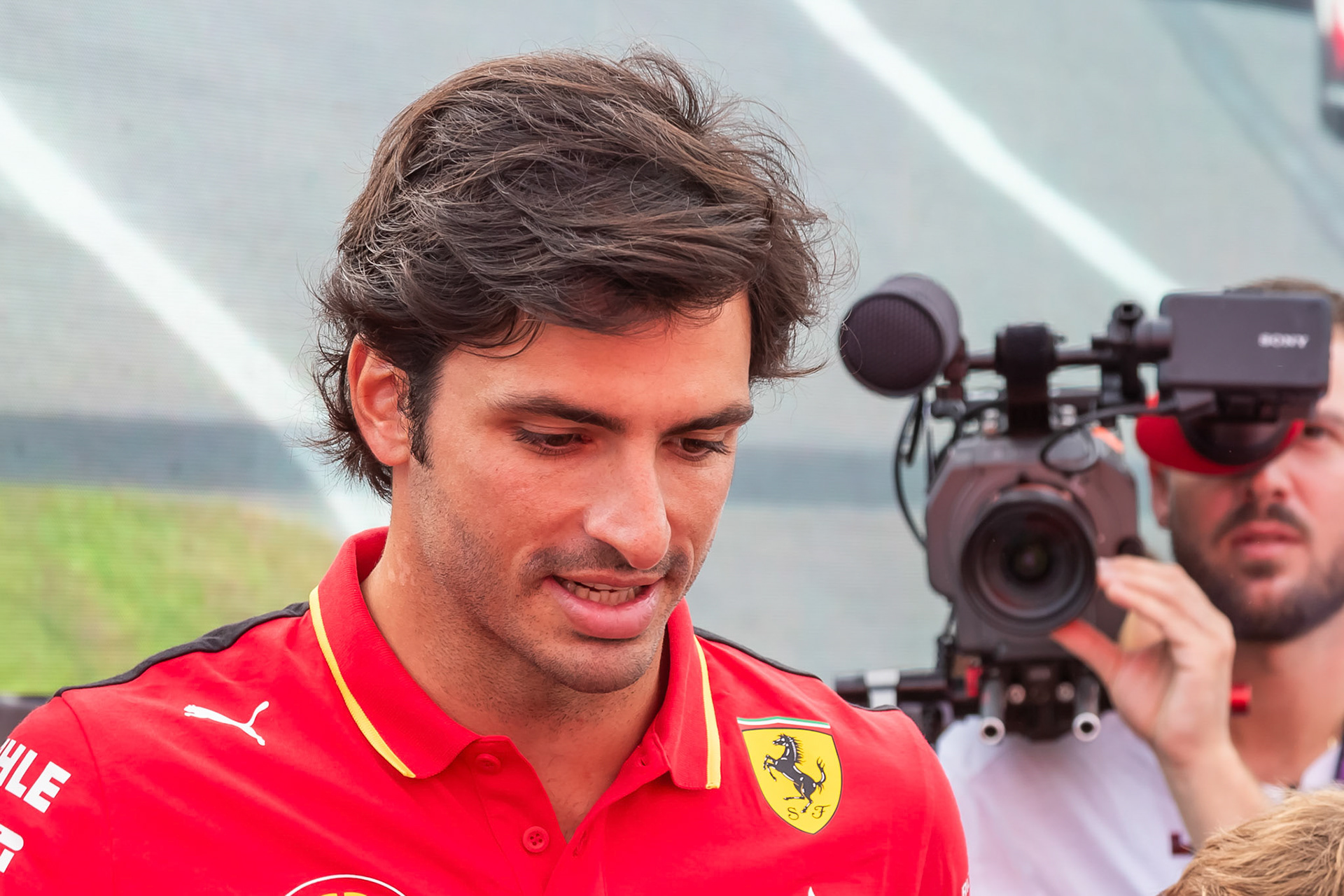 Carlos Sainz (ESP) Scuderia Ferrari; Formel 1 GP Italien / Monza. Sonntag, 03.09.2023