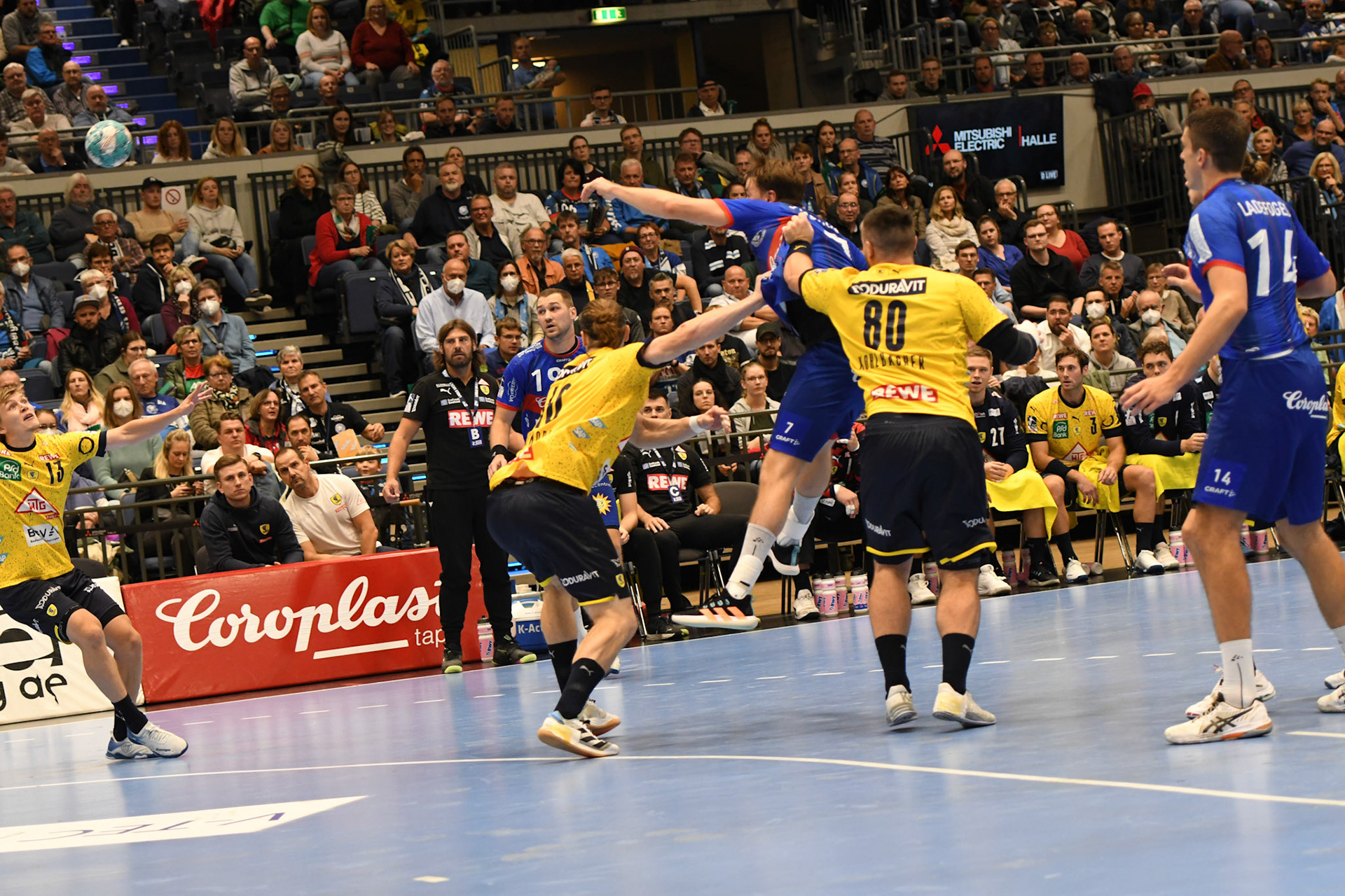Simen Schönningsen #7; Handball Bundesliga; BHC 06 - Rhein Neckar Loewen 29.09.2022
