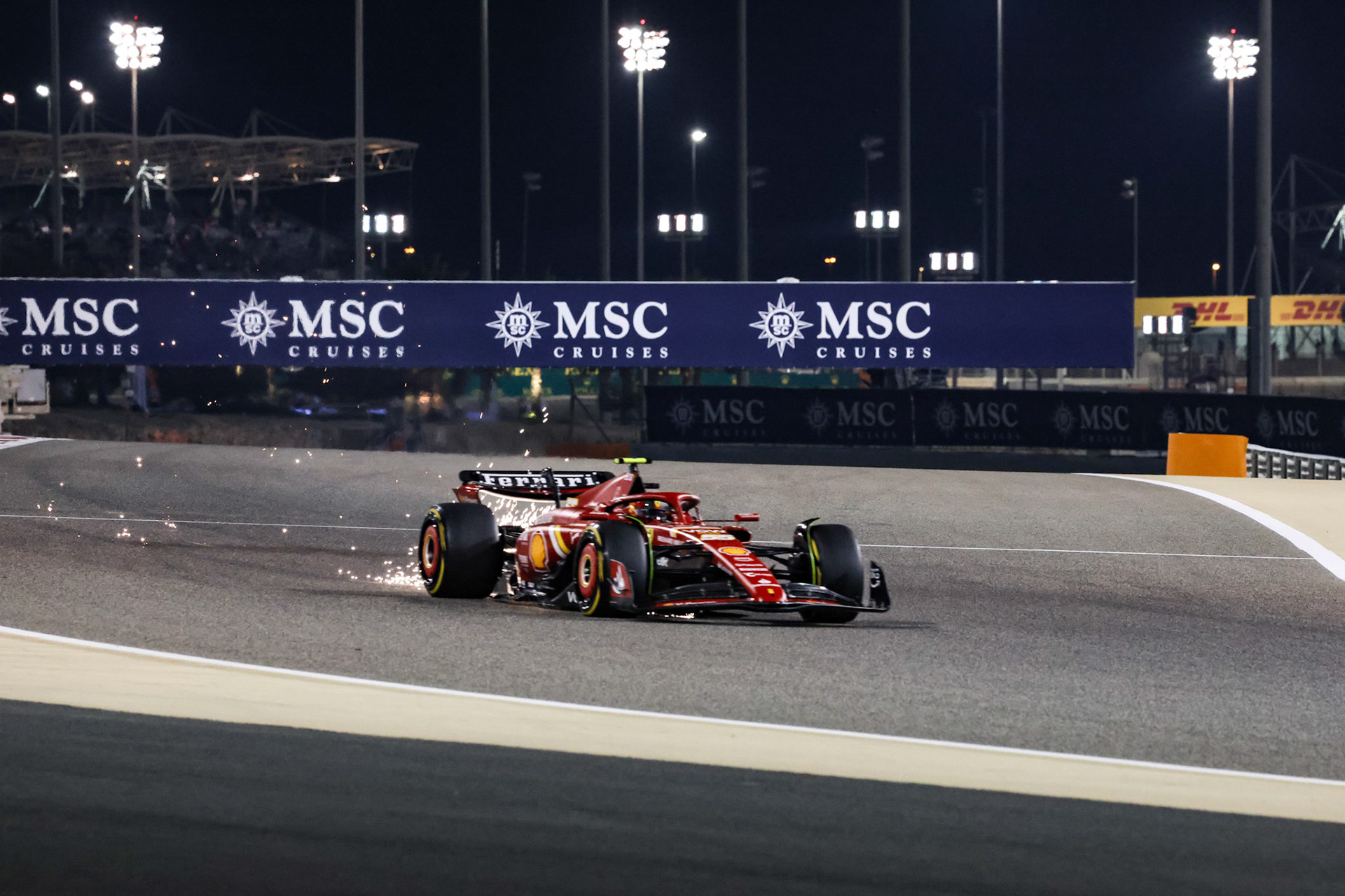 Carlos Sainz #55, Scuderia Ferrari; Formel 1 GP Bahrain. Samstag 02.03.2024