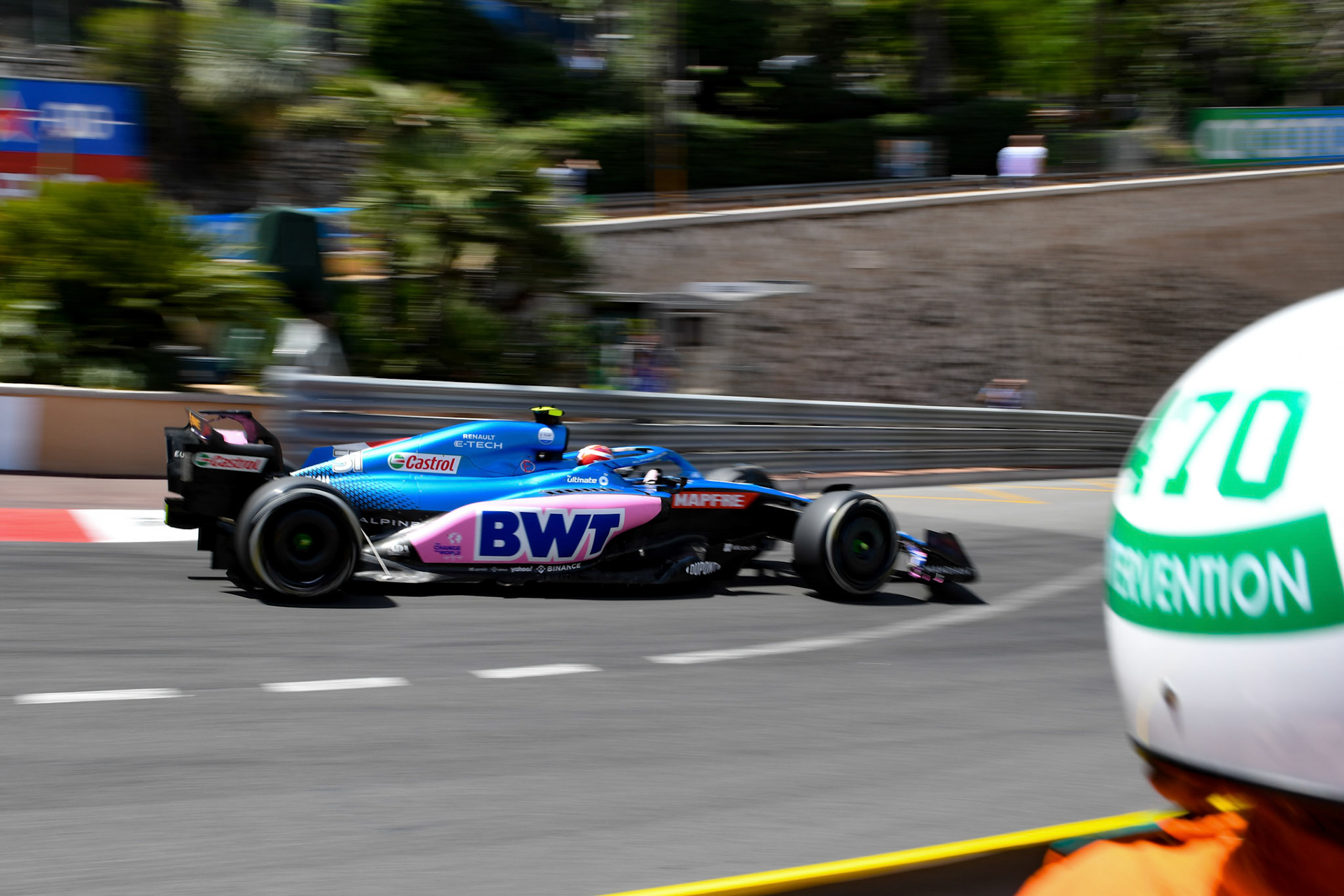 Esteban Ocon (FRA) Alpine F1 Team; Formel 1 Monaco am 27.05.2022