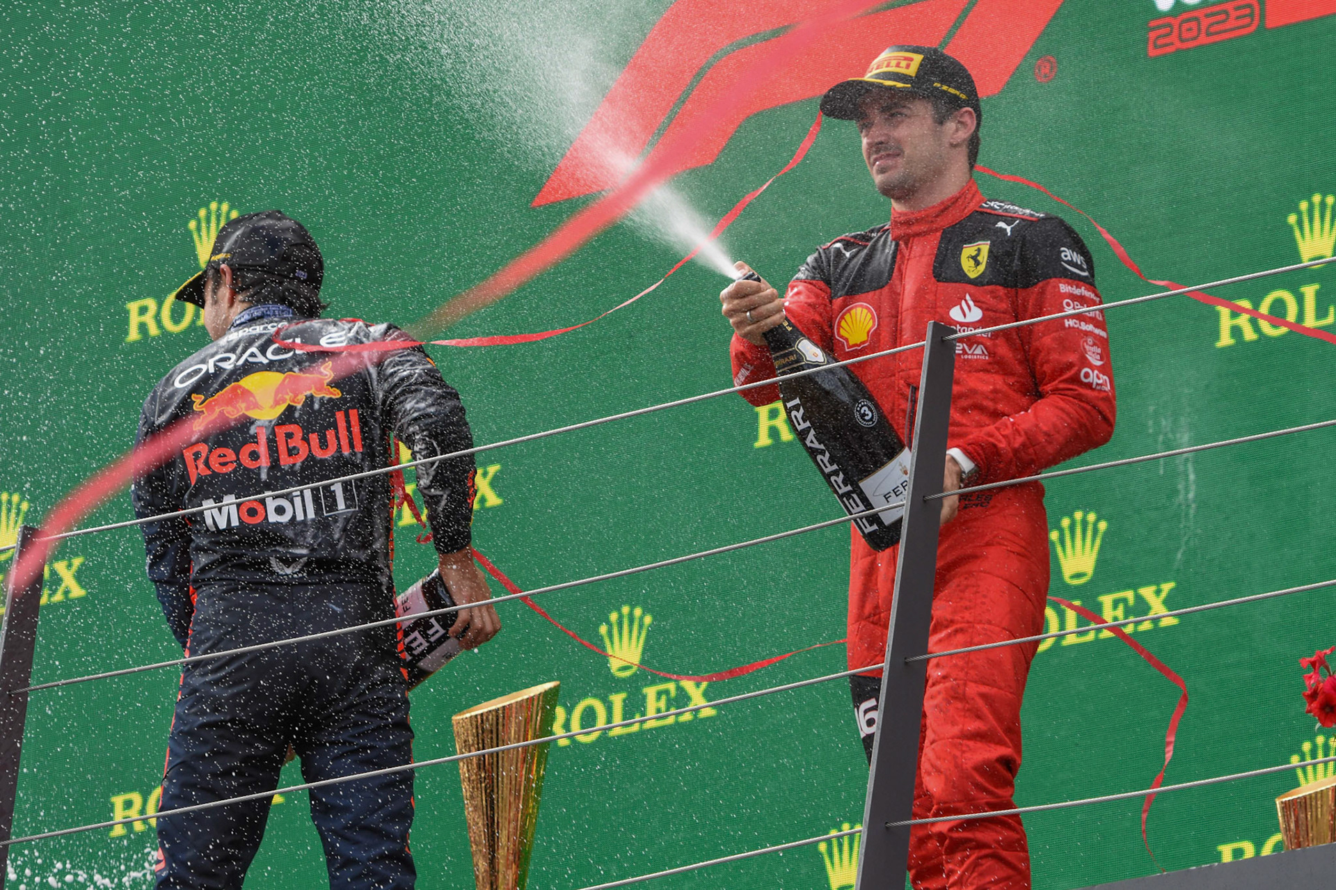 Siegerehrung, Podium; Formel 1 GP Austria / Österreich. Sonntag, 02.07.2023