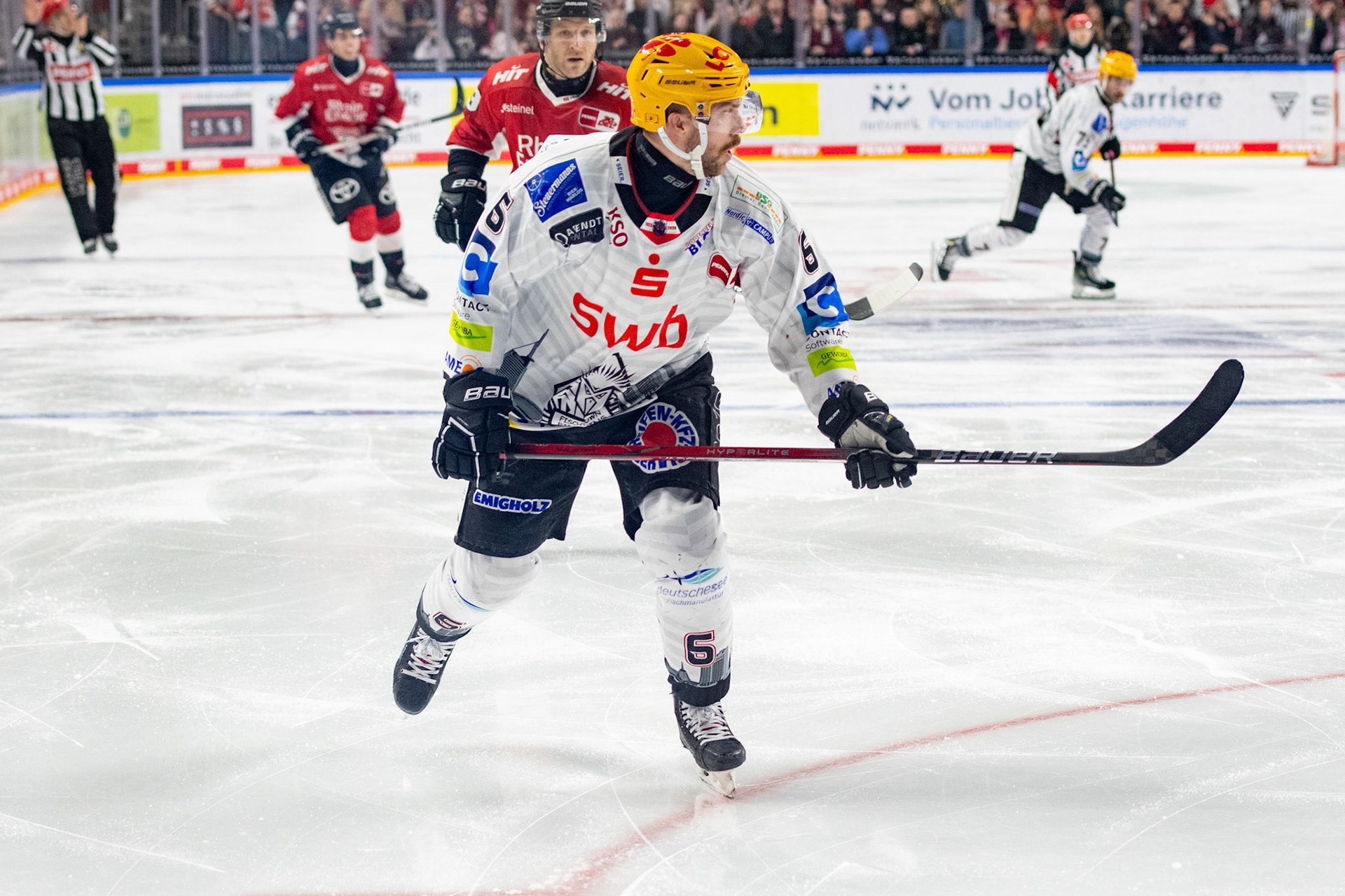 Anders Groenlund; DEL Kölner Haie - Fishtown Pinguins Bremerhaven, 30.01.2024