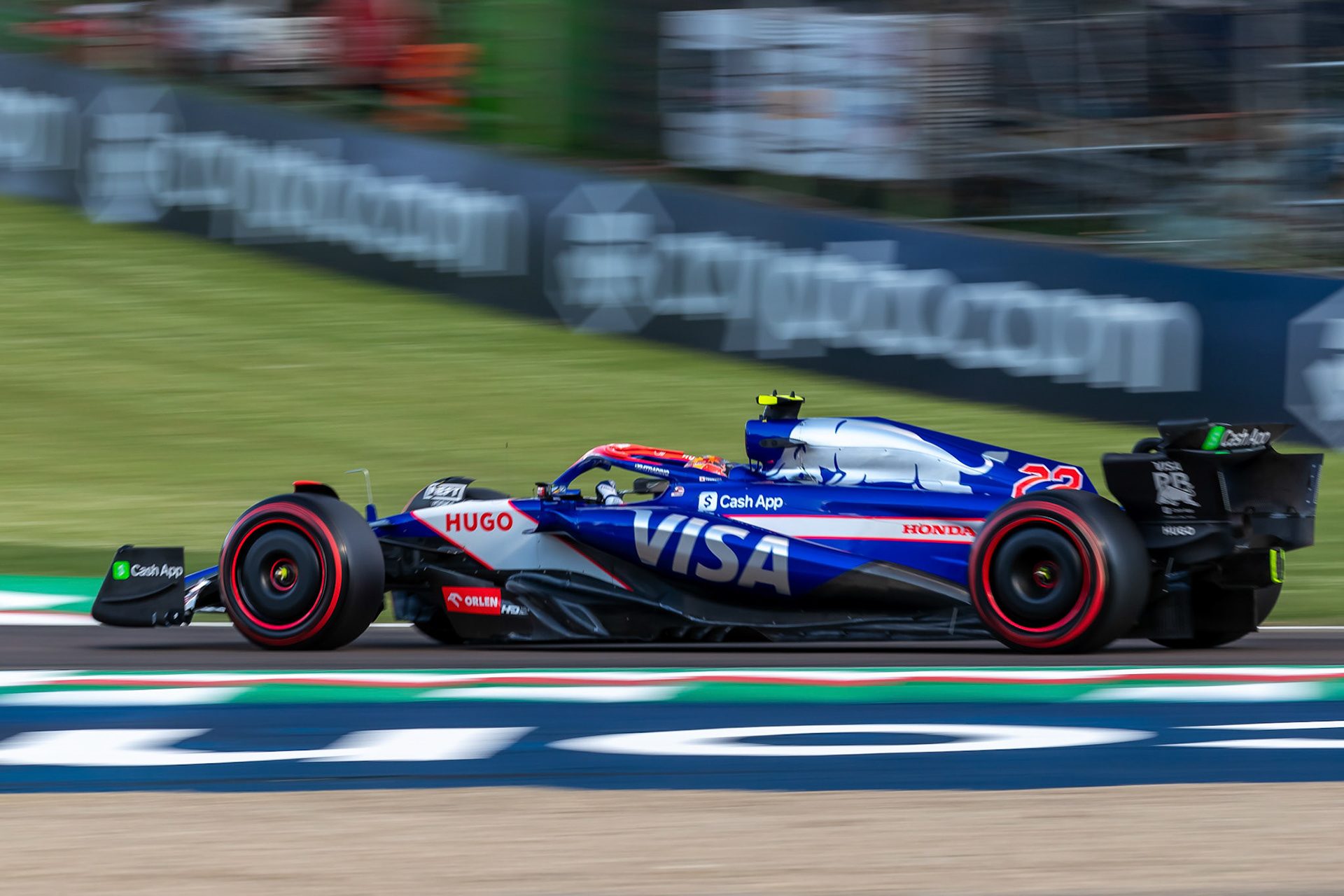 Yuki Tsunoda #22, Visa Cash App RB Formula One Team; F1 GP Imola / Italien Freitag, 17.05.2024