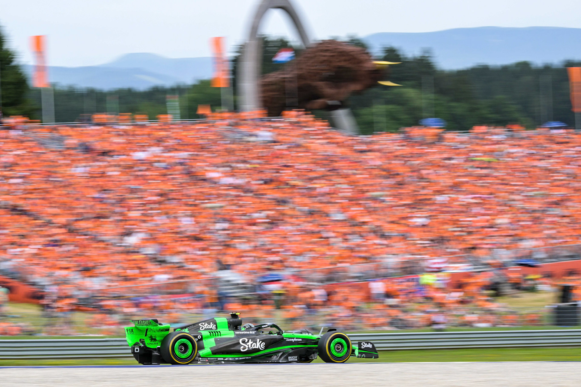 Guanyu Zhou #24, Stake F1 Team Kick Sauber;Formel 1 GP Austria / Österreich. Sonntag, 30.06.2024