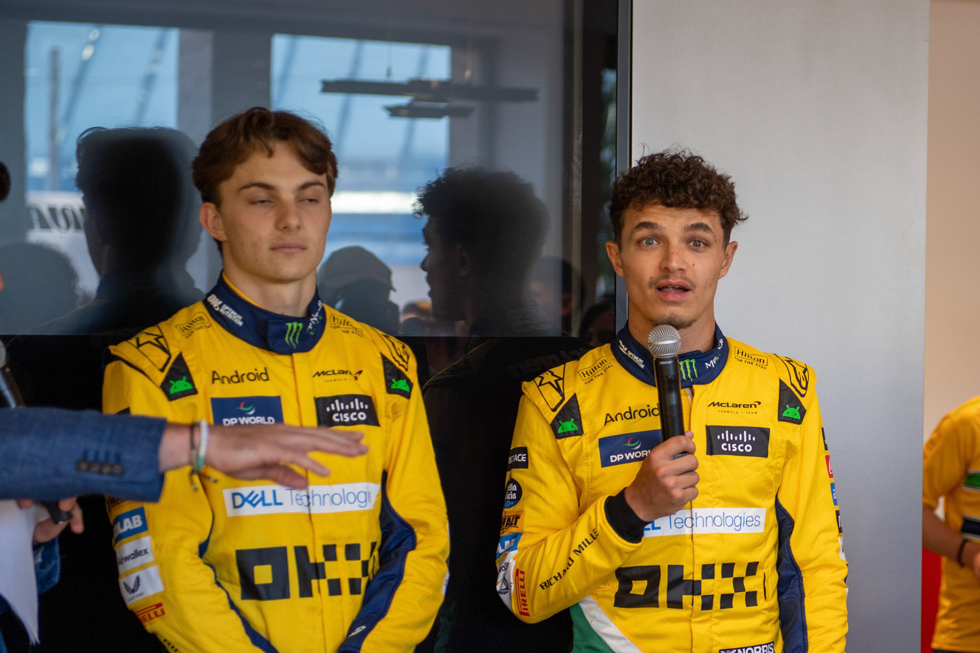 Oscar Piastri #81, McLaren Formula 1 Team und Lando Norris #4, McLaren Formula 1 Team; Formel1 GP Monaco Donnerstag, 23.05.2024