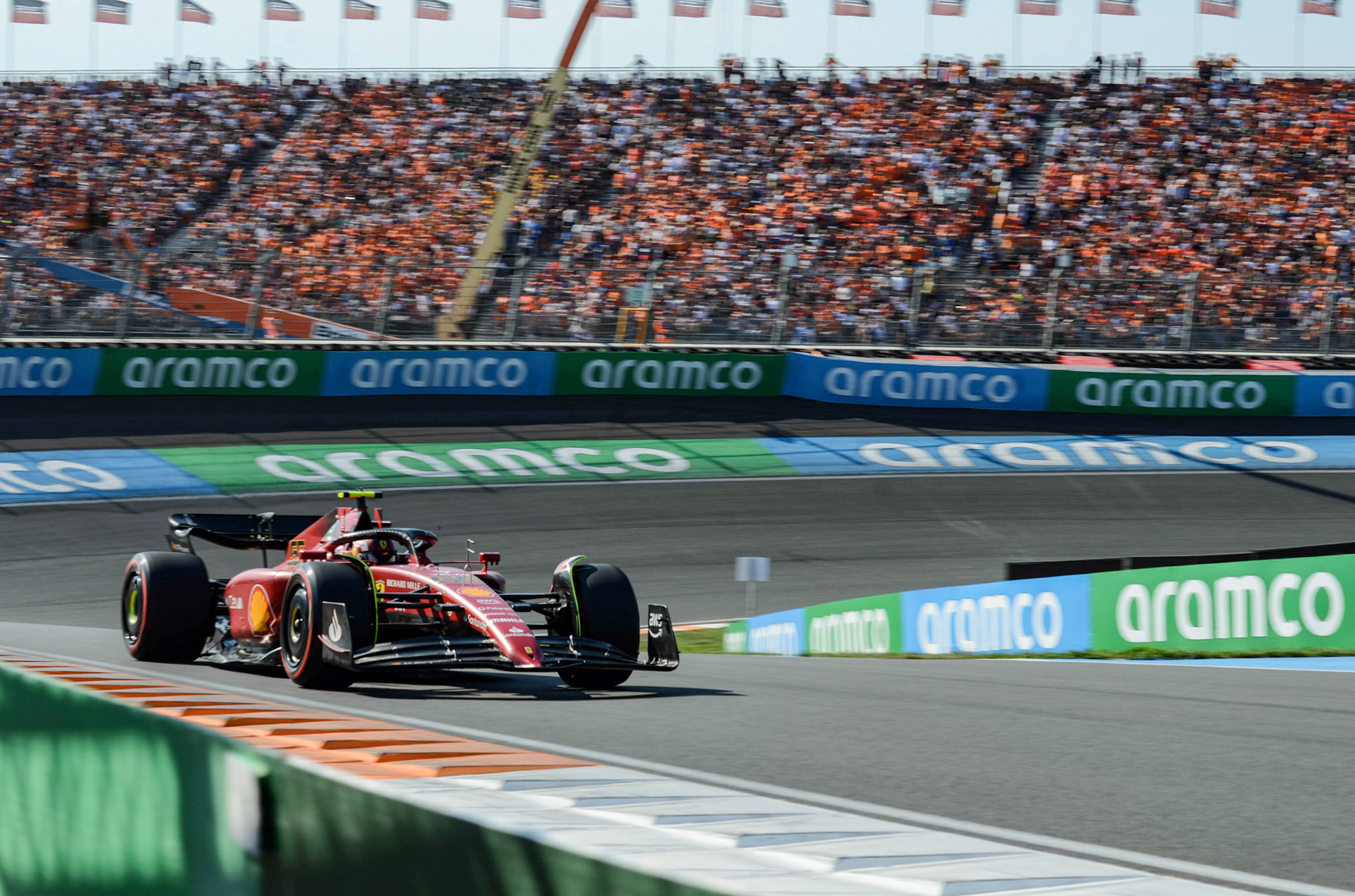 Carlos Sainz (ESP) Scuderia Ferrari; Formel 1 GP Holland Zandvoort, Samstag, 03.09.2022
