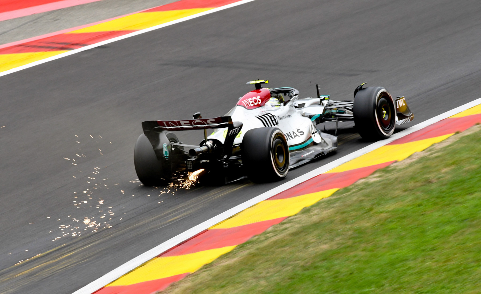 Lewis Hamilton (GBR) Merceds AMG Petronas F1 Team; Formel 1 GP Belgien. Freitag, 26.08.2022
