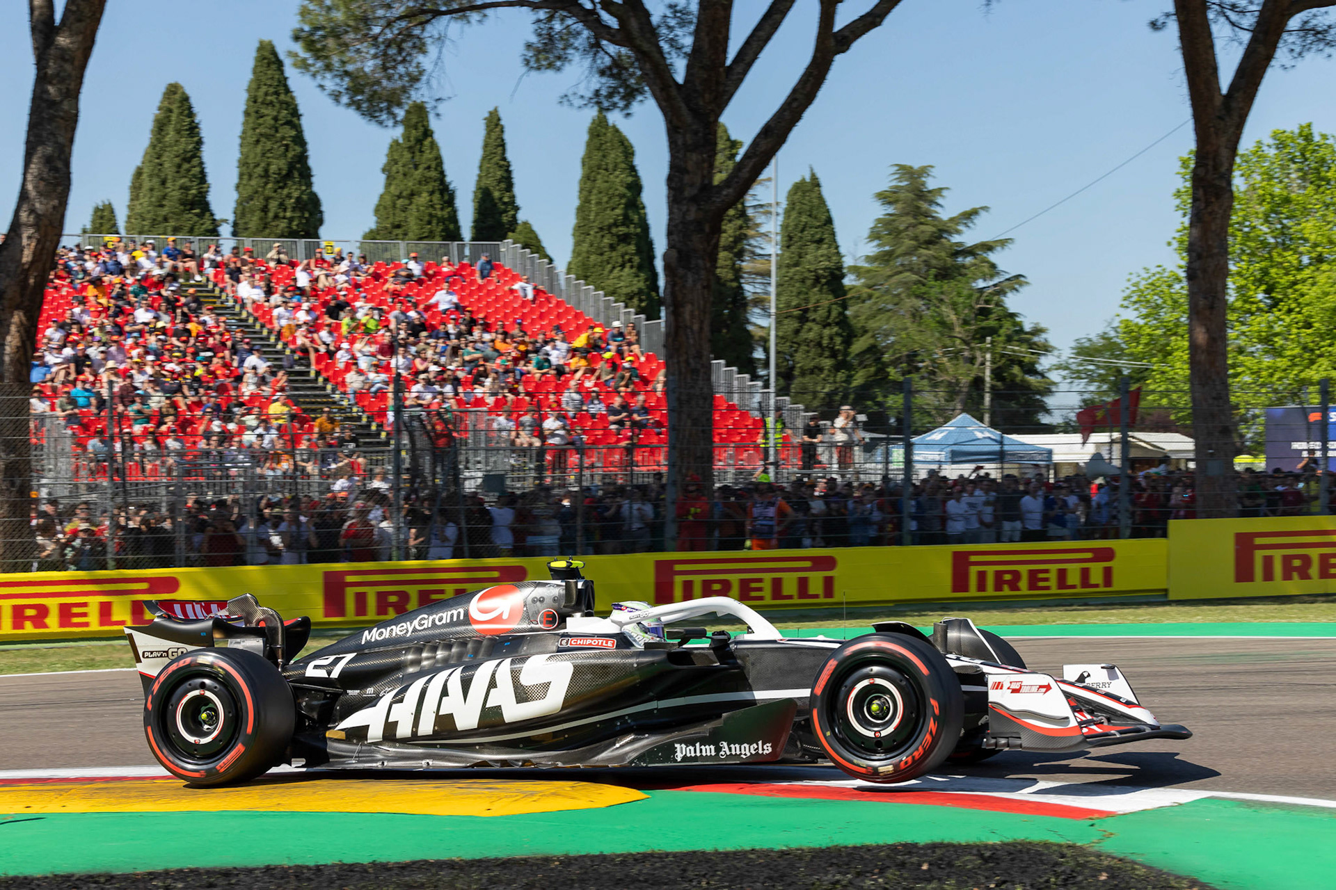 Nico Hülkenberg #27, MoneyGram Haas F1 Team; F1 GP Imola / Italien Samstag, 18.05.2024