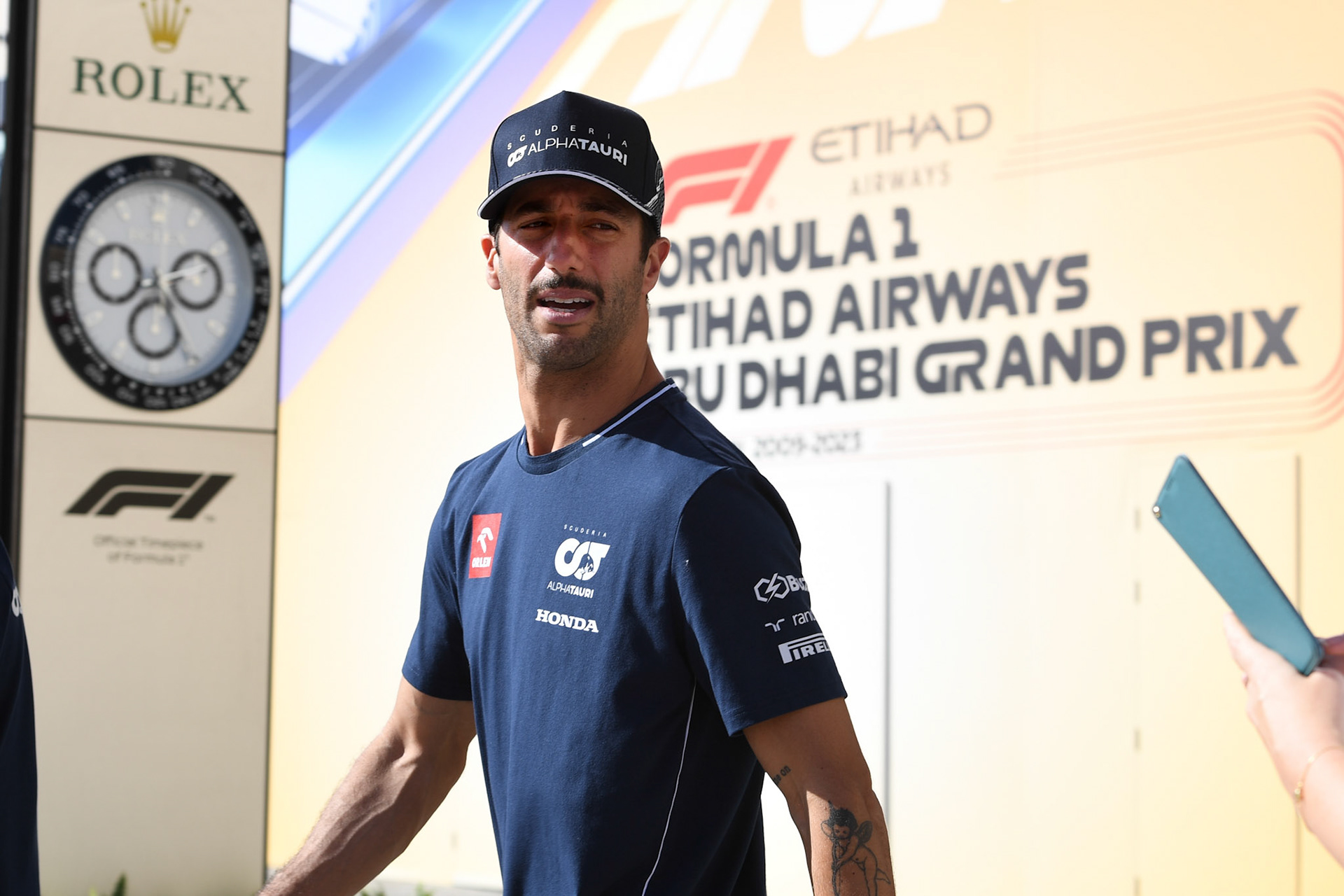 Daniel Ricciardo; Formel 1 GP Abu Dhabi. Donnerstag 23.11.2023