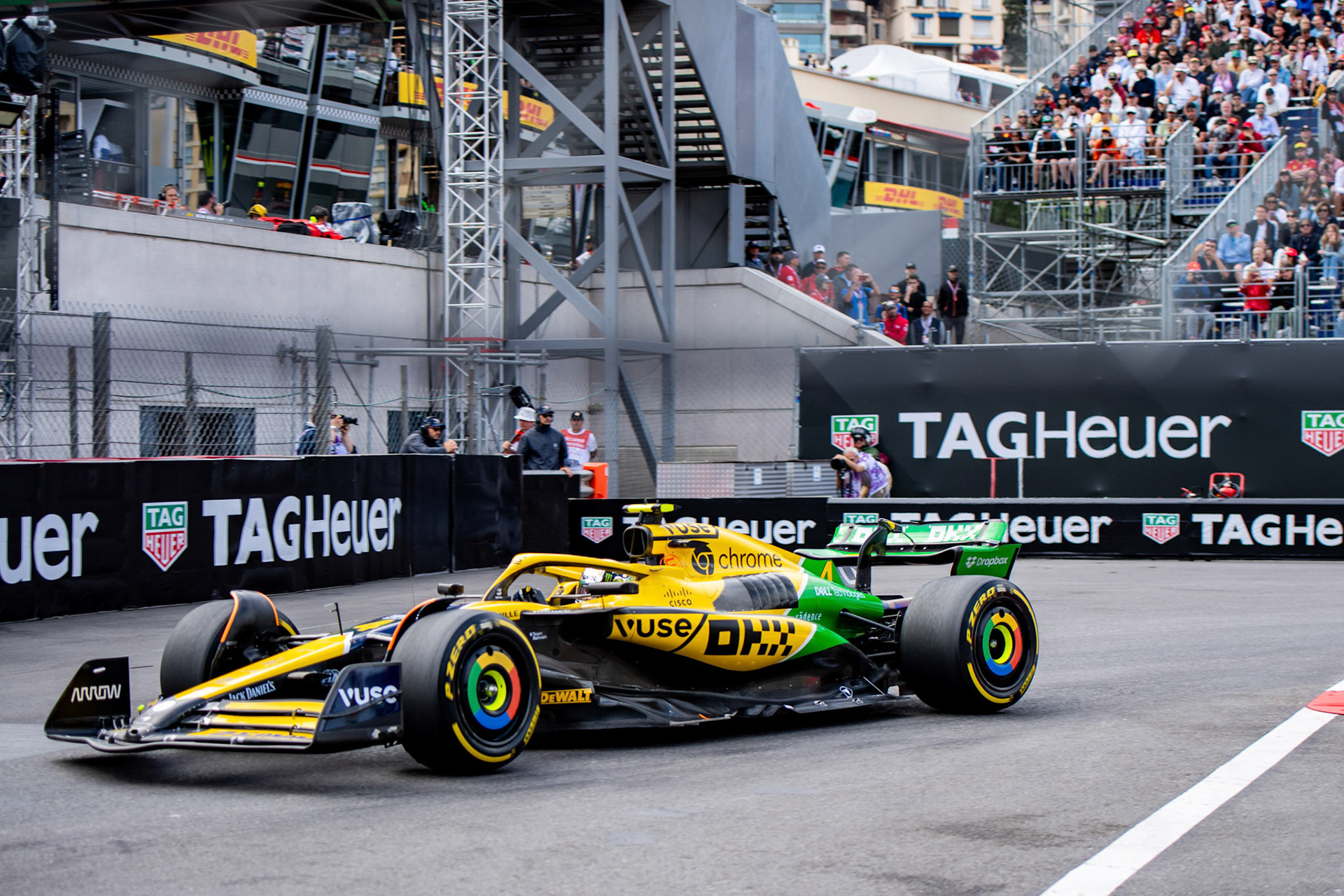 Lando Norris #4, McLaren Formula 1 Team; Formel1 GP Monaco Freitag, 24.05.2024