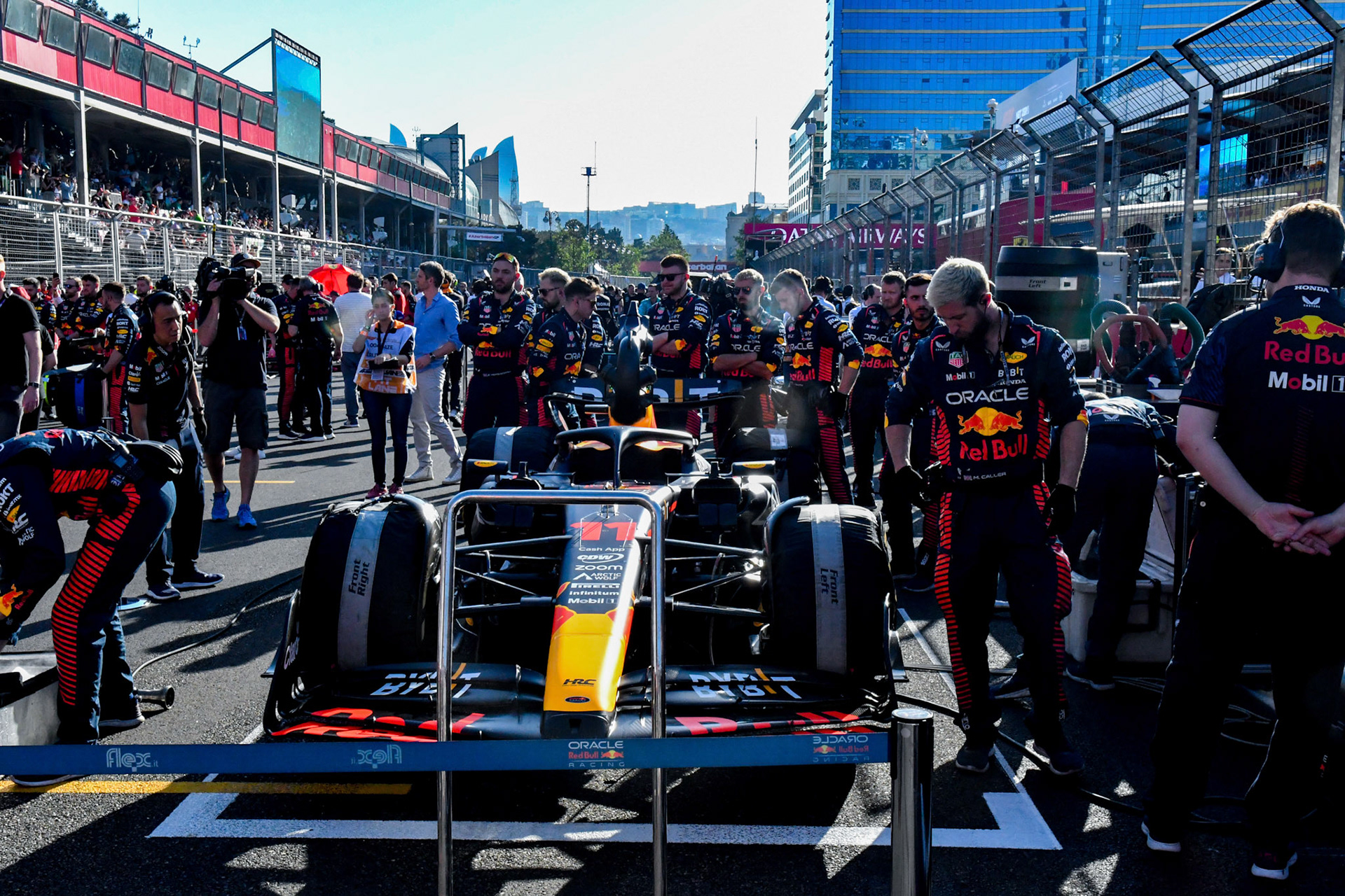 Sergio Perez (MEX) Red Bull Racing; Formel 1 GP Baku Azerbaijan. Samstag 29.04.2023