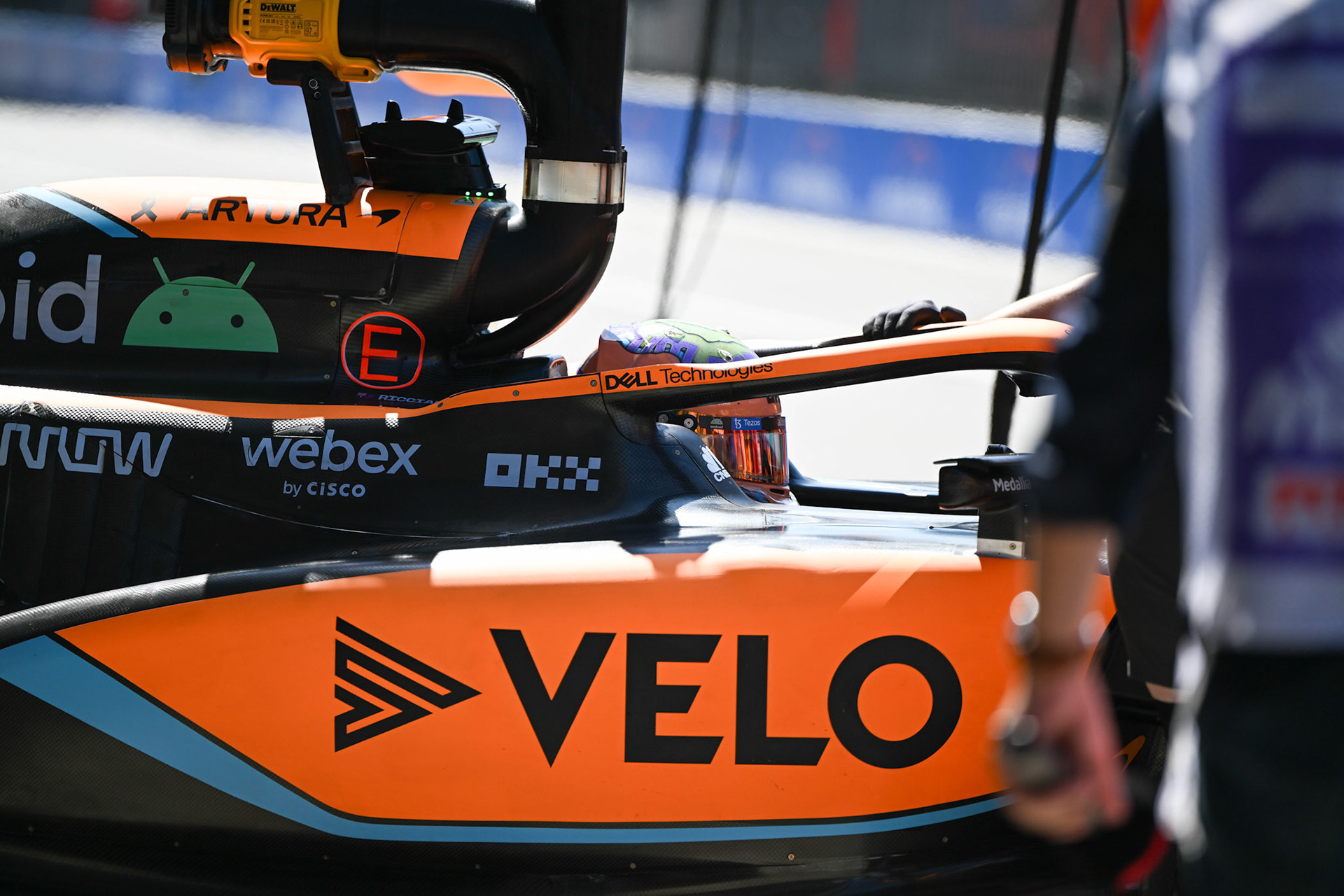 Daniel Ricciardo (GBR) McLaren; Formel 1 GP Italien Monza, Samstag, 10.09.2022