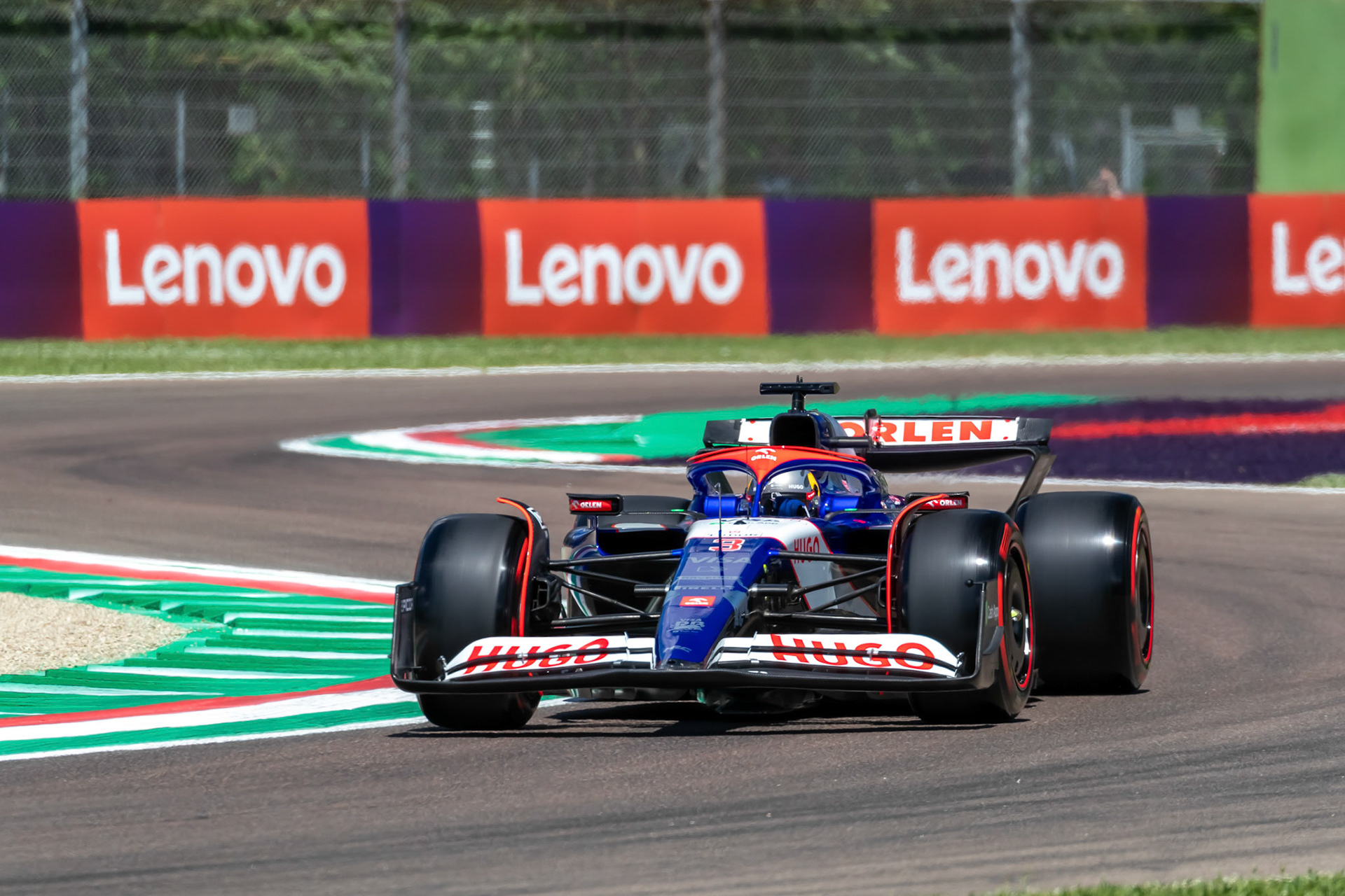 Daniel Ricciardo, #3, Visa Cash App RB Formula One Team; F1 GP Imola / Italien Freitag, 17.05.2024