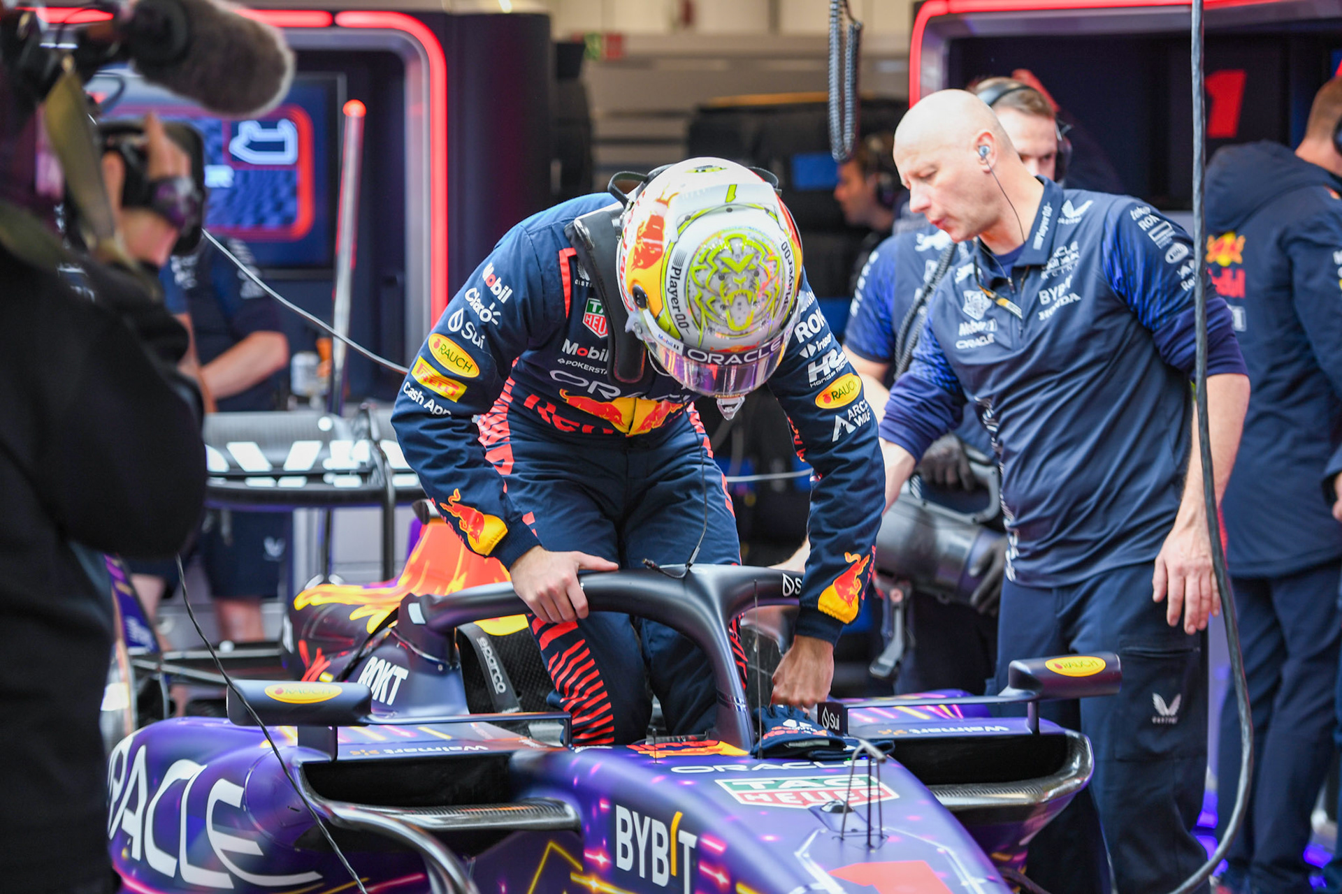 Max Verstappen (NED) Red Bull Racing;Formel 1 GP USA Las Vegas. Samstag 18.11.2023