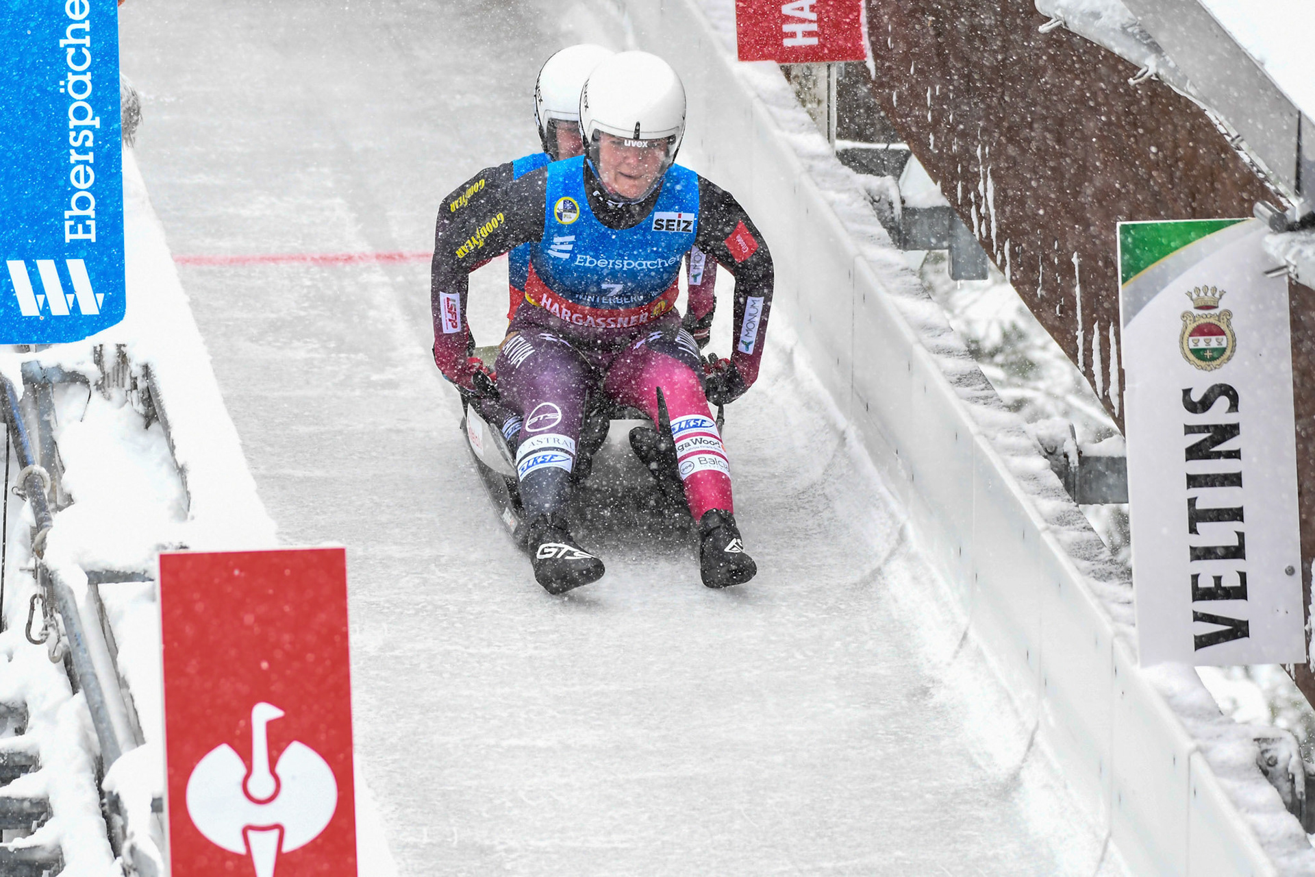 Anda Upite, Sanija Ozolina, LAT; Eberspächer Luge World Cup; Veltins Eisarena Winterberg 25.02.2023