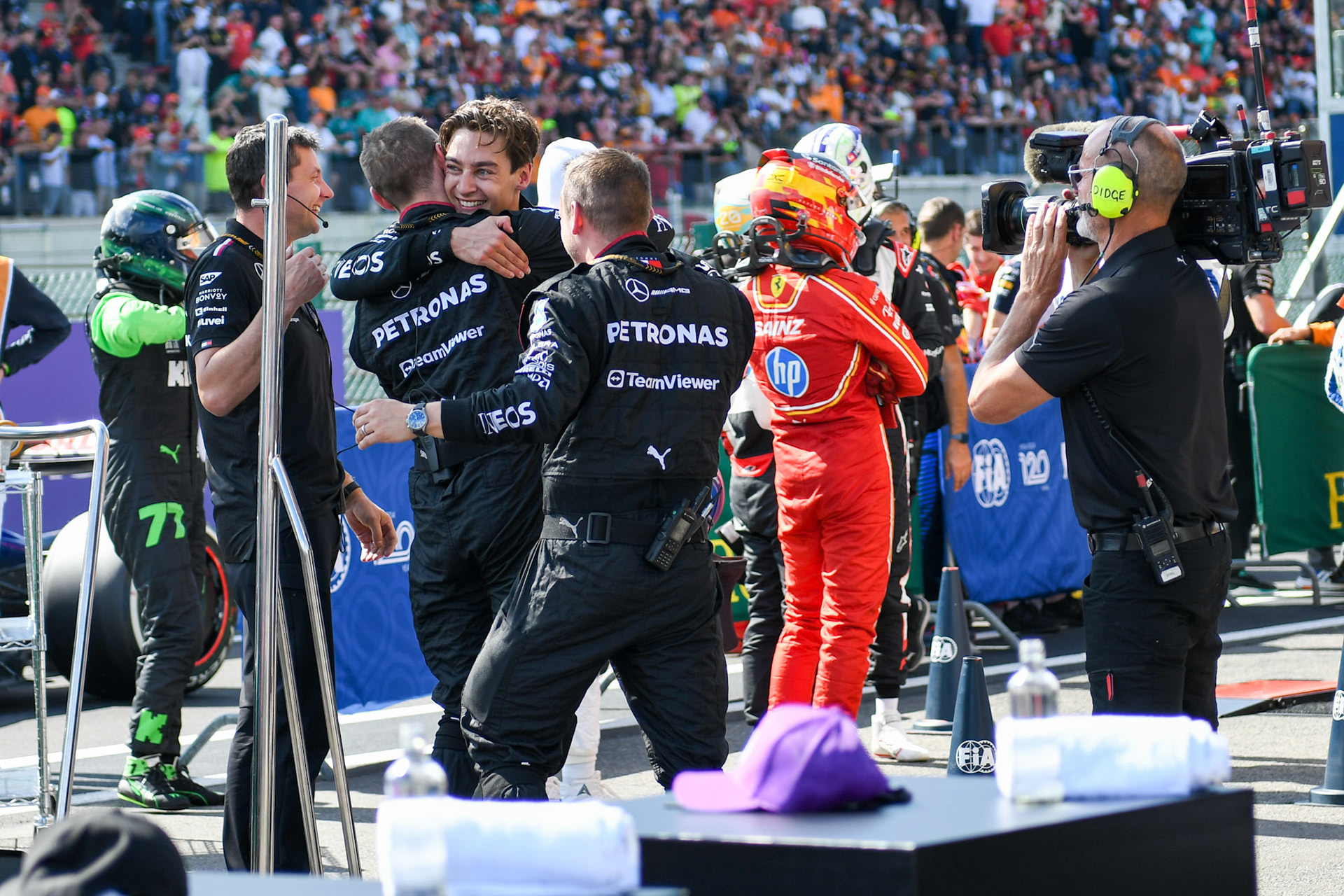 George Russell #63, Mercedes-AMG Petronas F1 Team;Formel 1 GP Spa / Belgien. Sonntag, 28.07.2024