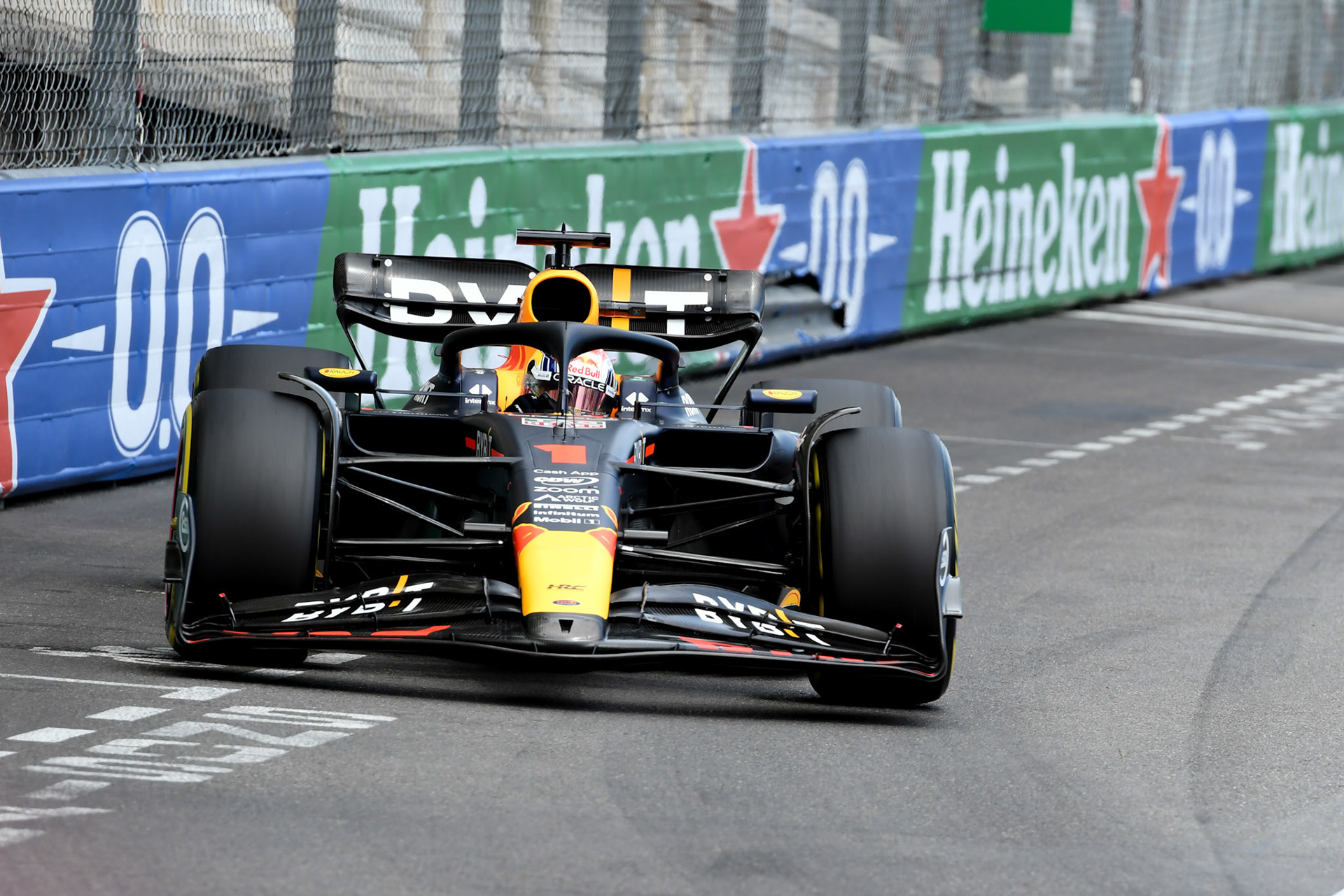 Max Verstappen (NED) Red Bull Racing; Formel 1 GP Monaco. Sonntag 28.05.2023