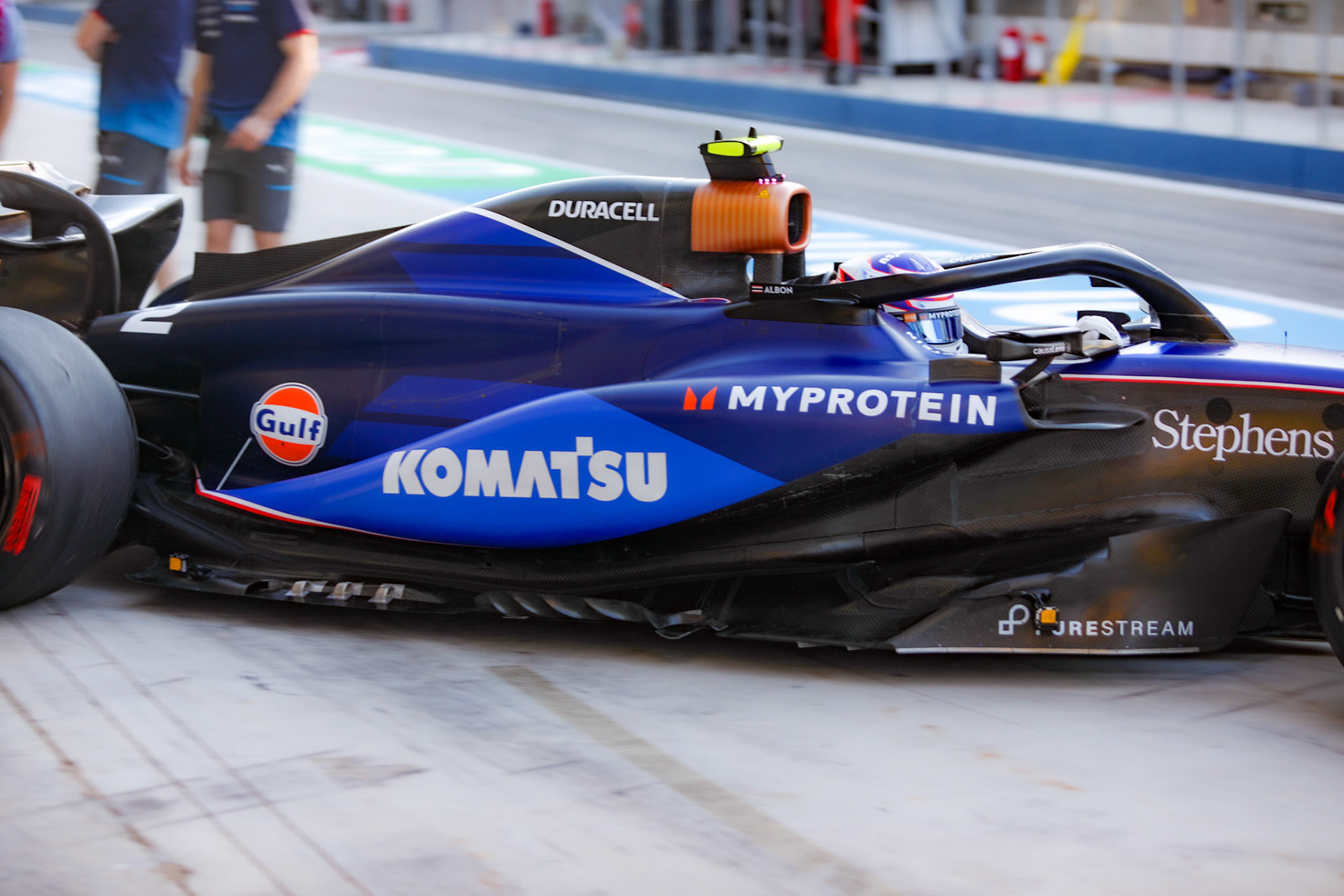 Logan Sargeant #2, Williams Racing; Formel 1 Pre-Season Tests Bahrain. Mittwoch, 21.02.2024