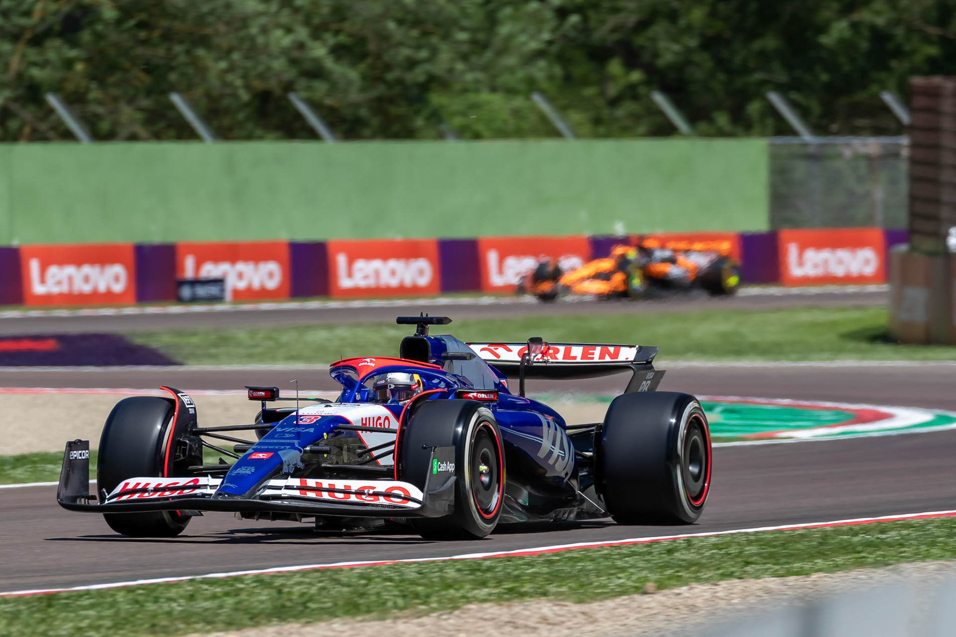 Daniel Ricciardo, #3, Visa Cash App RB Formula One Team; F1 GP Imola / Italien Freitag, 17.05.2024